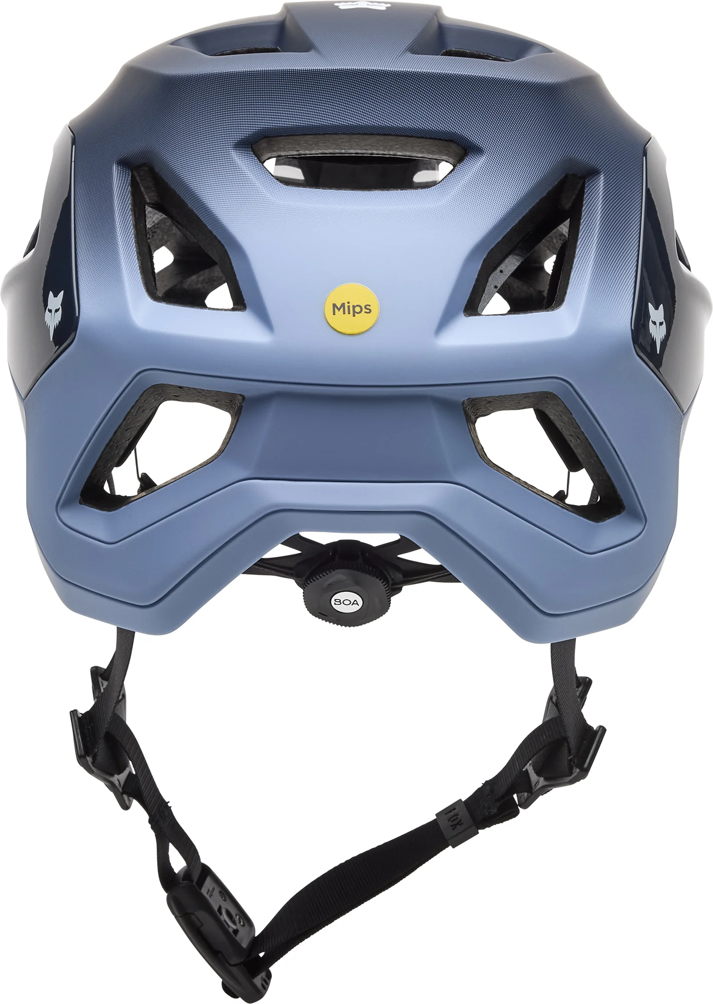 Fox Speedframe Pro Backfade MTB Cycling Helmet - Blue - Image 3