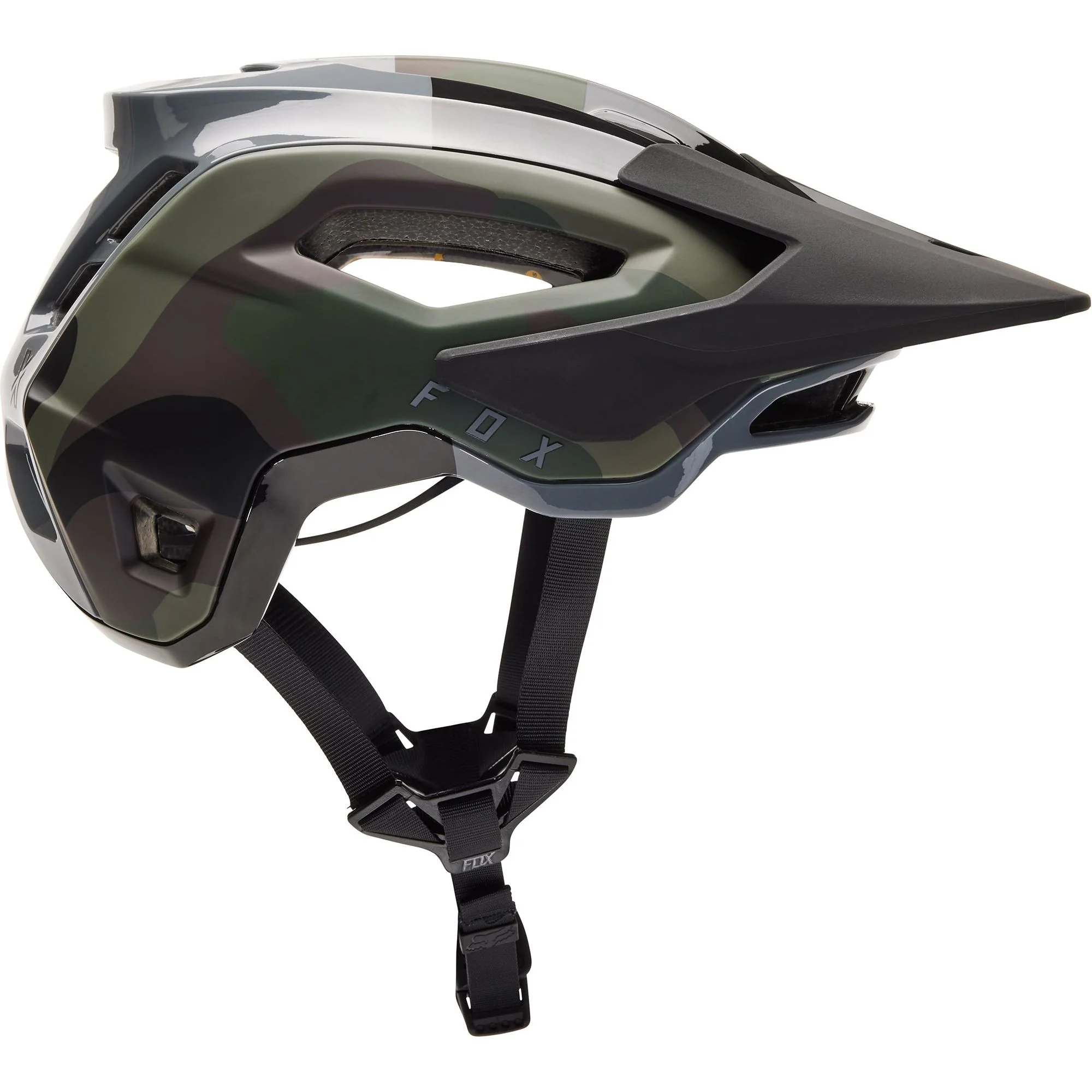 Fox Speedframe Pro Camo MTB Cycling Helmet - Green - Image 7