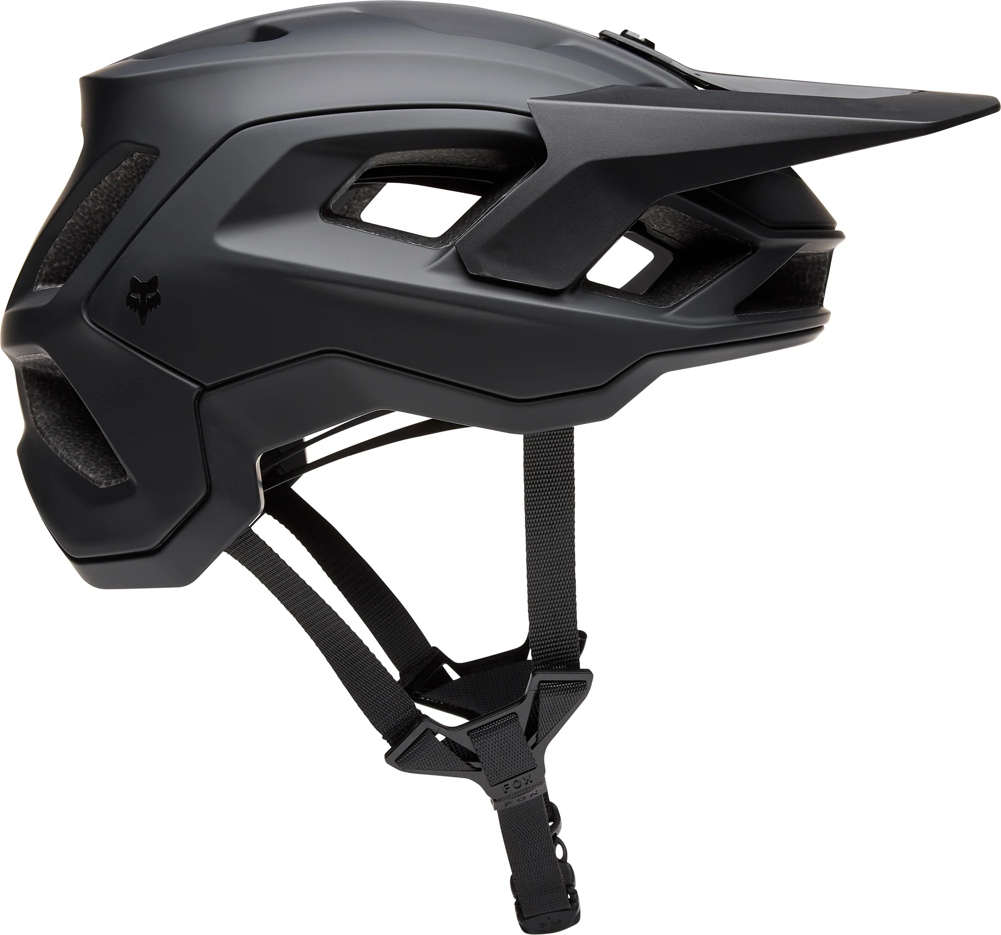 Fox Speedframe Solid MTB Cycling Helmet - Black - Image 2