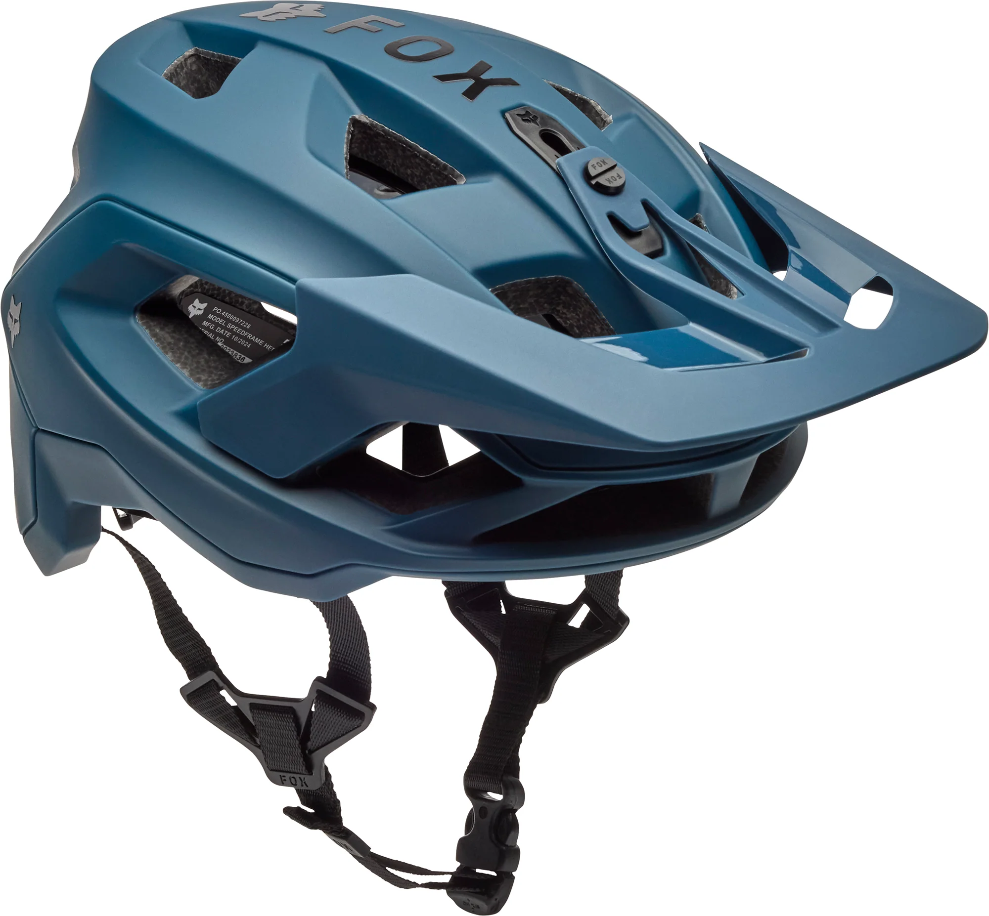 Fox Speedframe Solid MTB Cycling Helmet - Blue