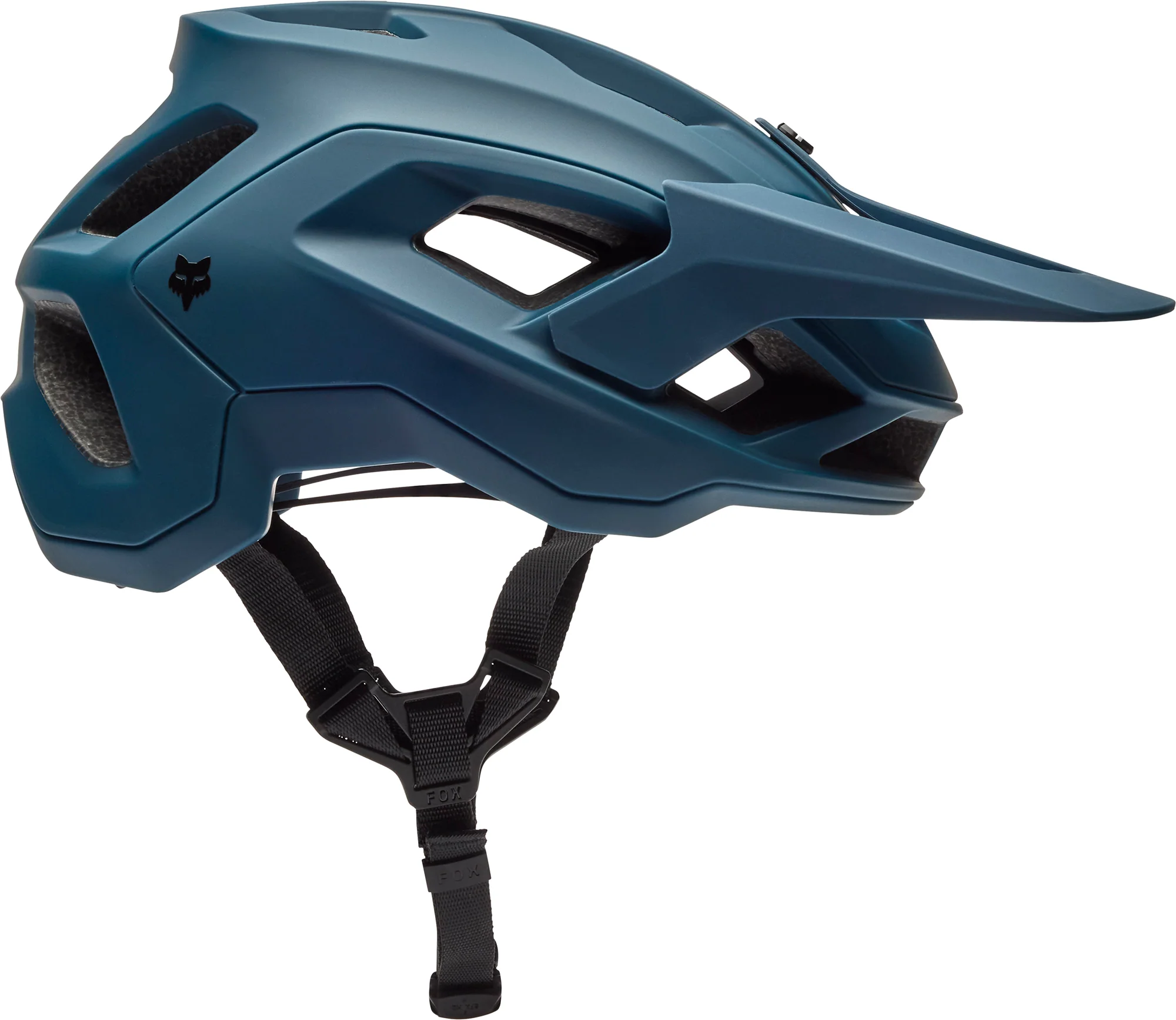 Fox Speedframe Solid MTB Cycling Helmet - Blue - Image 2