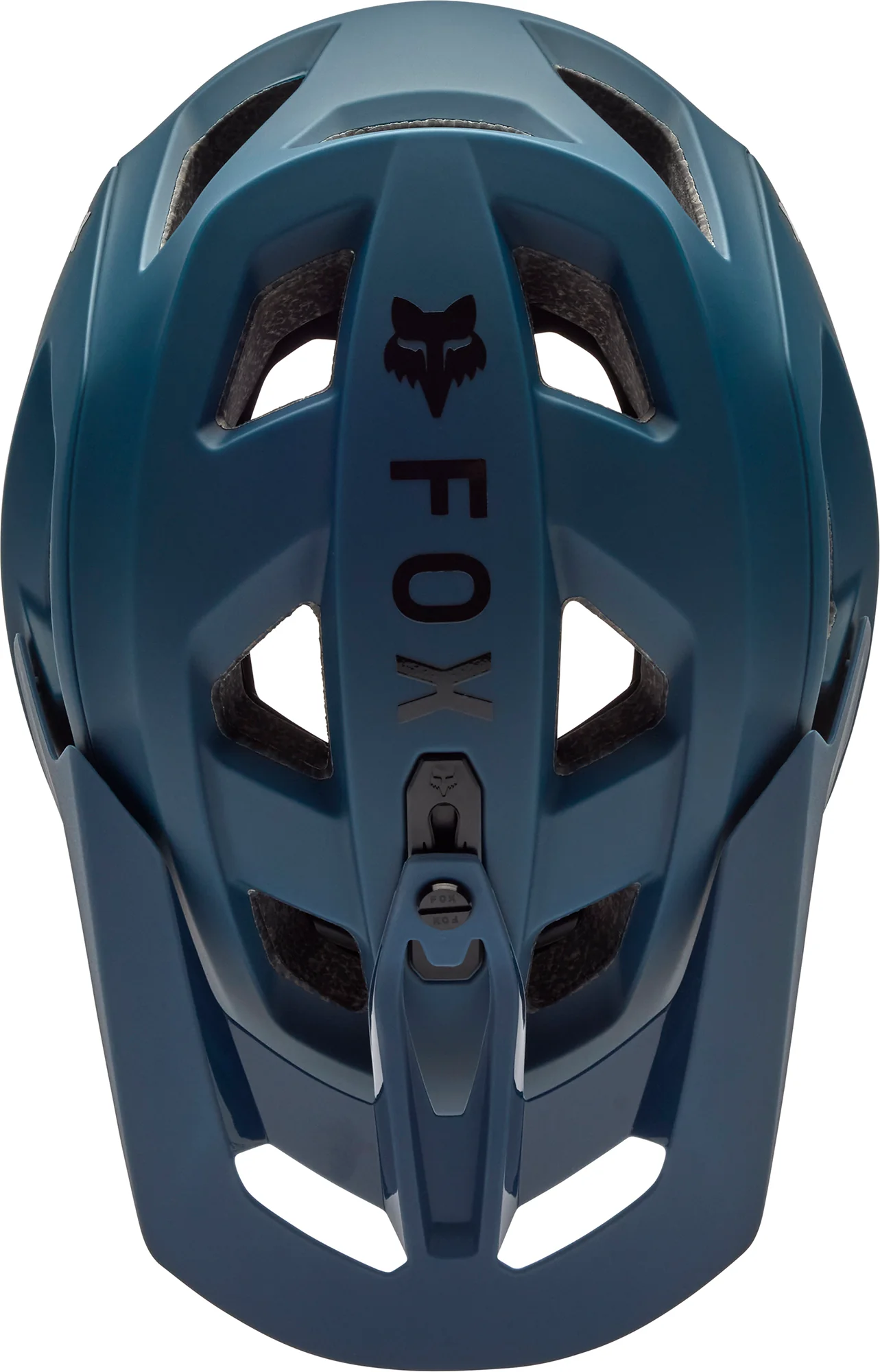 Fox Speedframe Solid MTB Cycling Helmet - Blue - Image 3