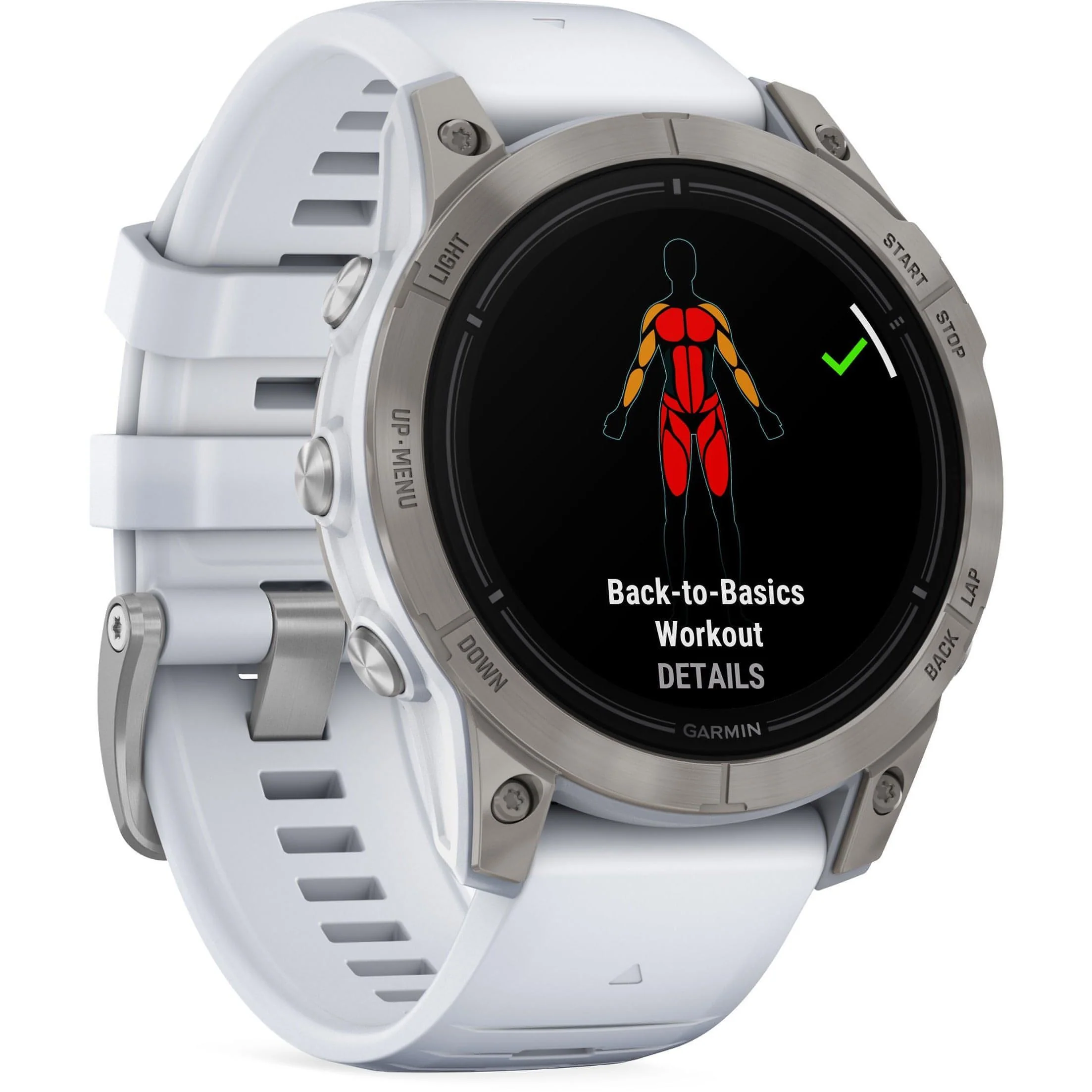 Garmin EPIX Pro (Gen 2) Sapphire 47mm HRM With GPS Multisport Watch - White - Image 6