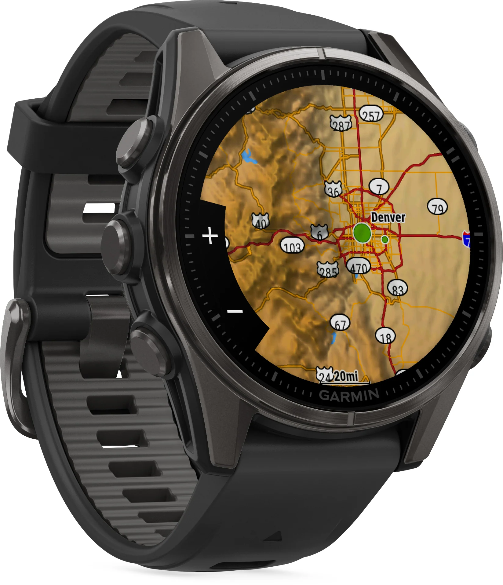 Garmin Fenix 8 AMOLED Sapphire 43mm HRM With GPS Multisport Watch - Grey - Image 4