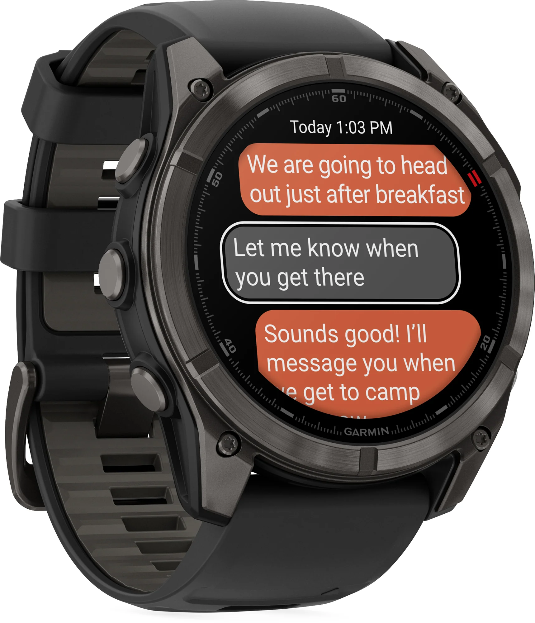 Garmin Fenix 8 Pro AMOLED Sapphire 51mm HRM With GPS Multisport Watch - Black - Image 3
