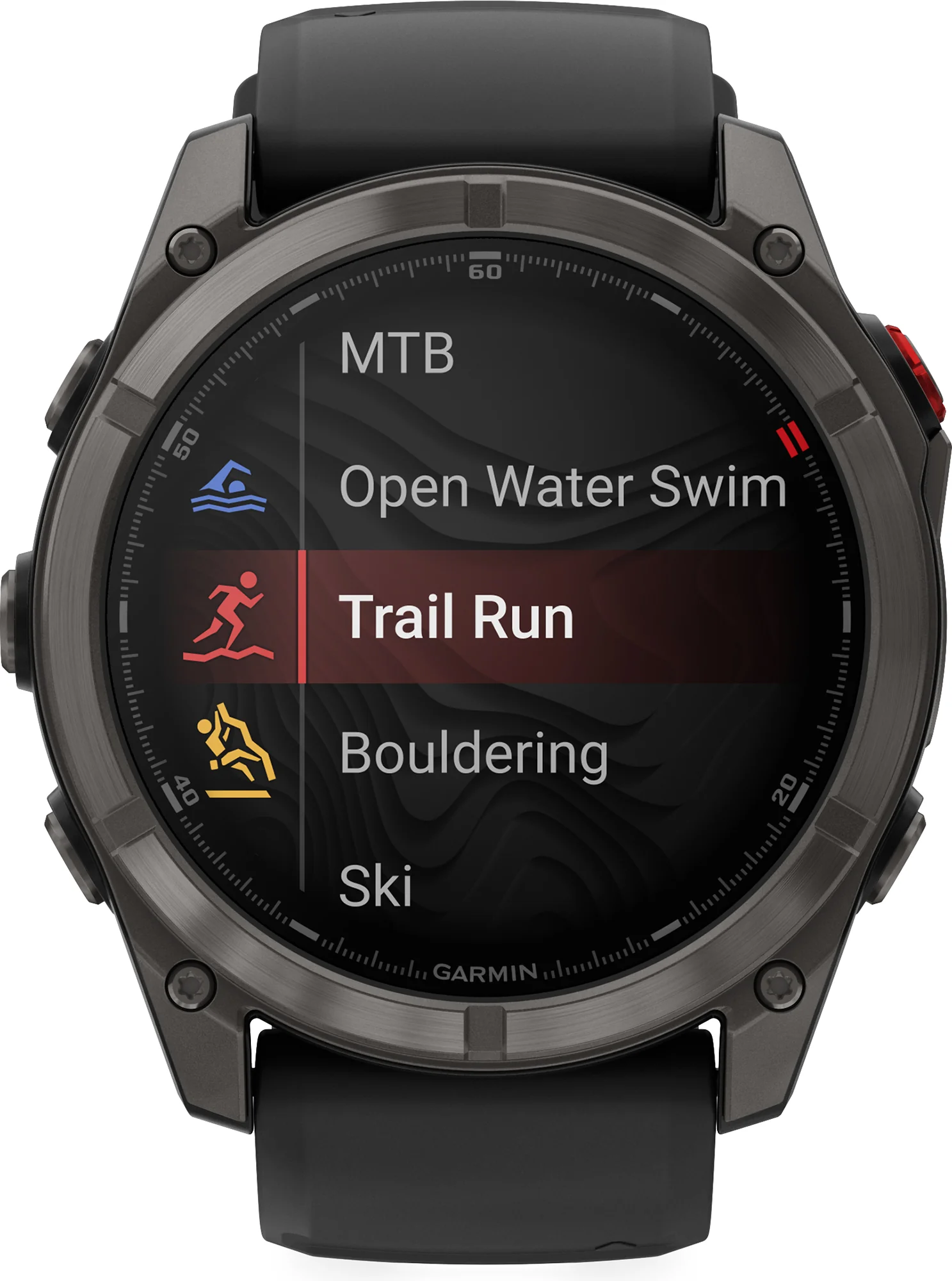 Garmin Fenix 8 Pro AMOLED Sapphire 51mm HRM With GPS Multisport Watch - Black - Image 4
