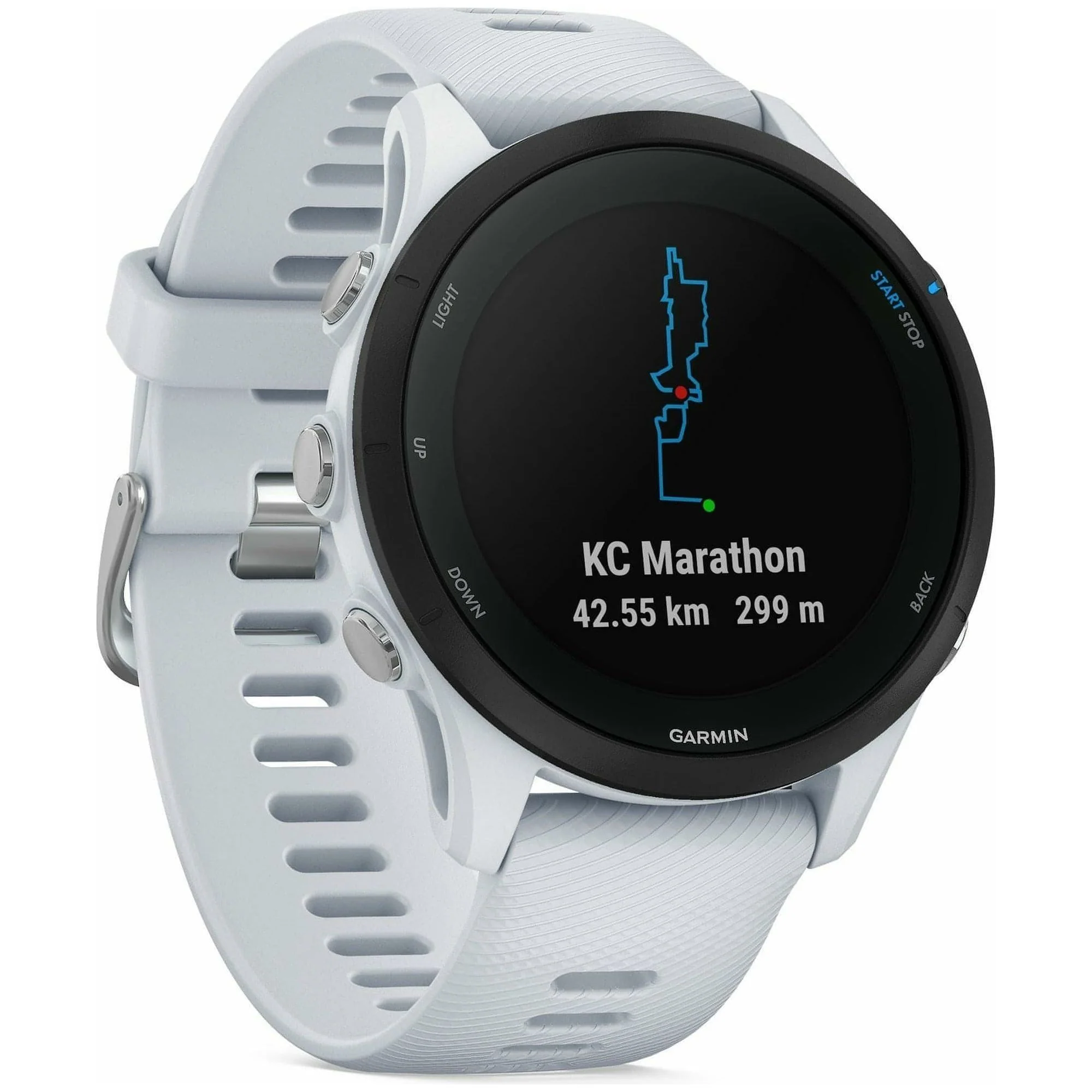 Garmin Forerunner 255 Music HRM With GPS Watch - White - Image 3