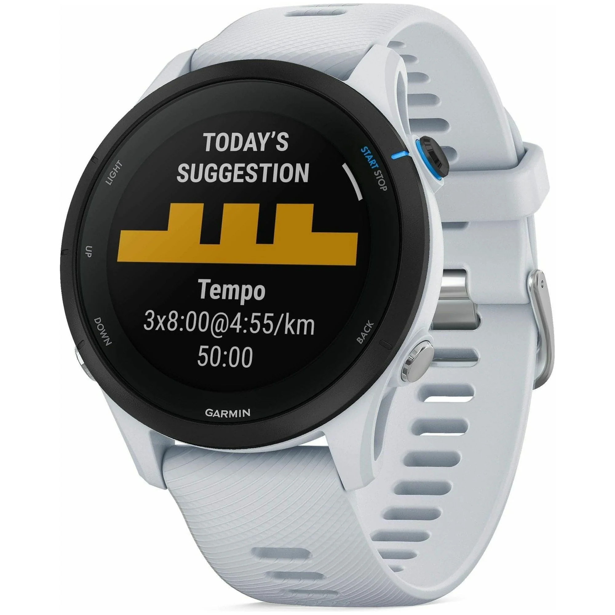 Garmin Forerunner 255 Music HRM With GPS Watch - White - Image 4