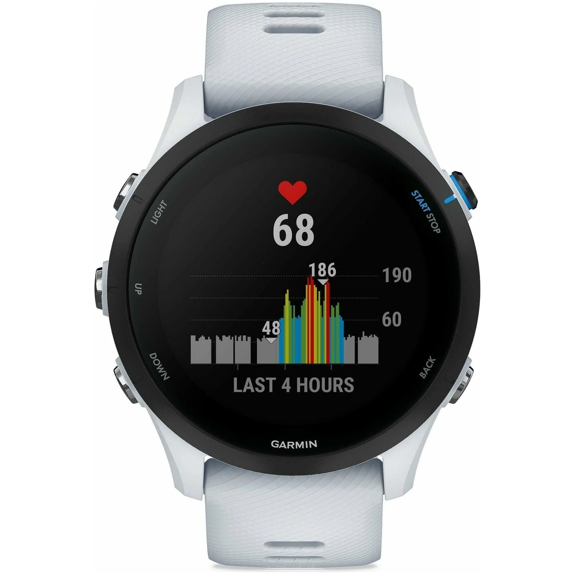 Garmin Forerunner 255 Music HRM With GPS Watch - White - Image 7
