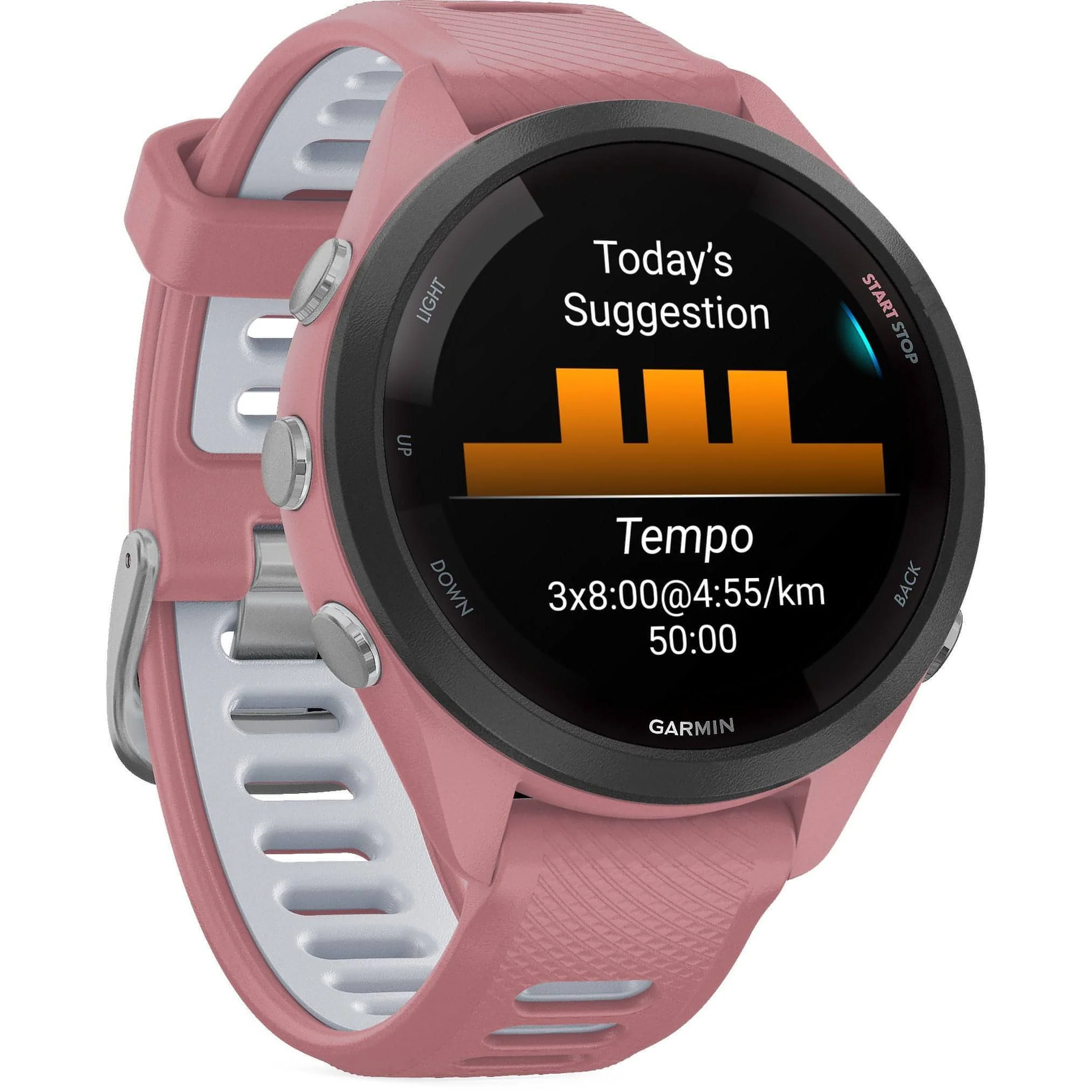 Garmin Forerunner 265S Music HRM With GPS Watch - Pink - Image 5