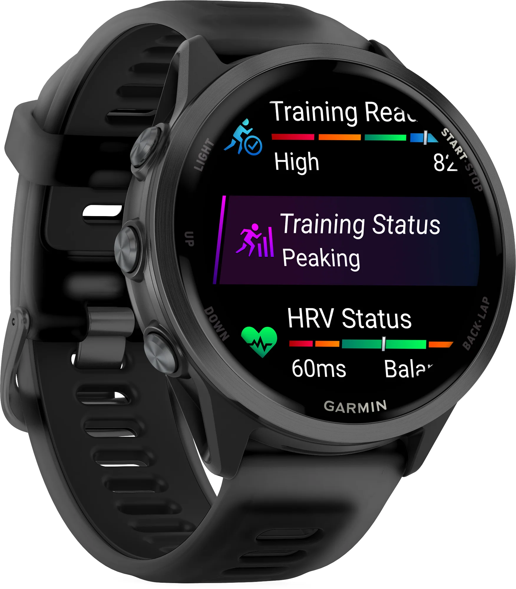 Garmin Forerunner 570 47mm HRM With GPS Watch - Black - Image 3
