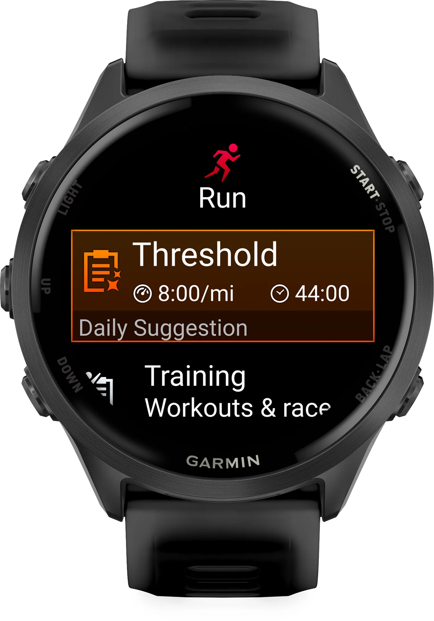 Garmin Forerunner 570 47mm HRM With GPS Watch - Black - Image 4