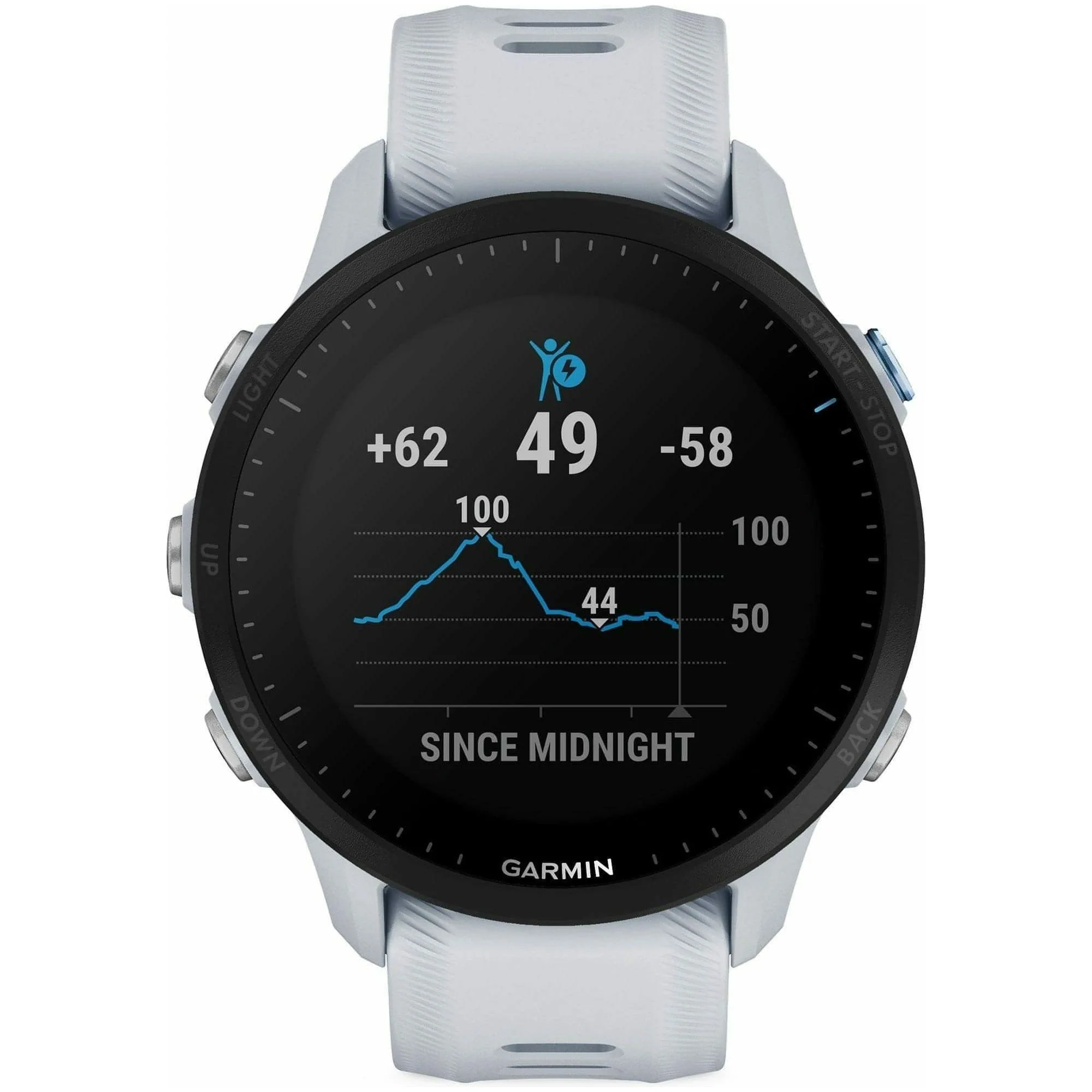 Garmin Forerunner 955 HRM With GPS Watch - White - Image 6