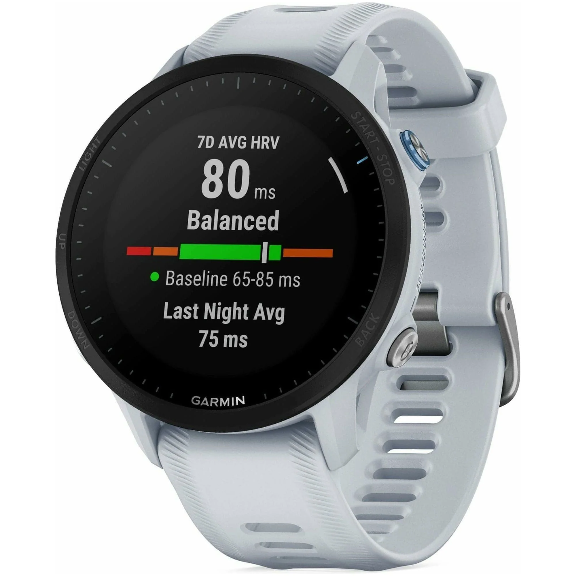 Garmin Forerunner 955 HRM With GPS Watch - White - Image 7