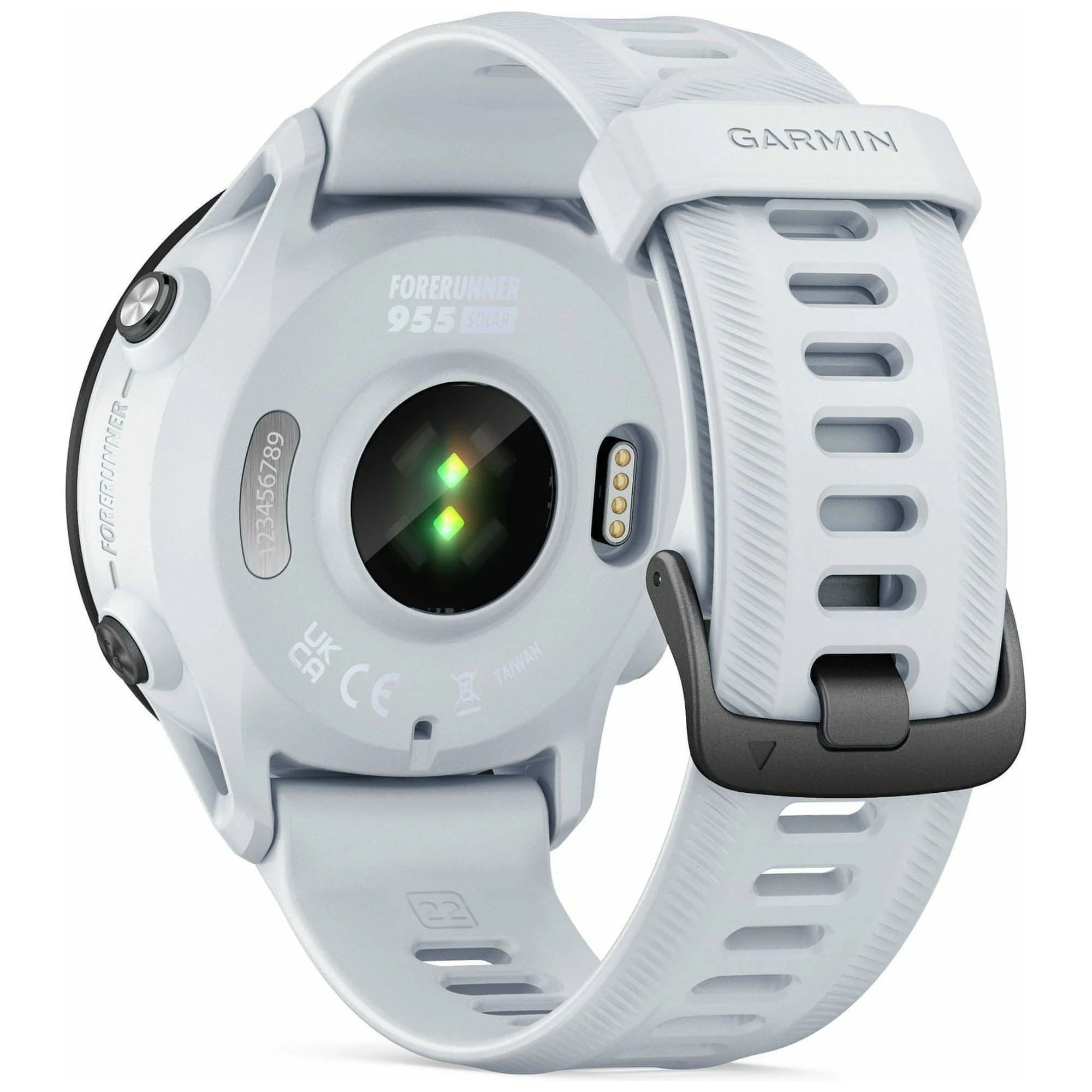 Garmin Forerunner 955 Solar HRM With GPS Watch - White - Image 5