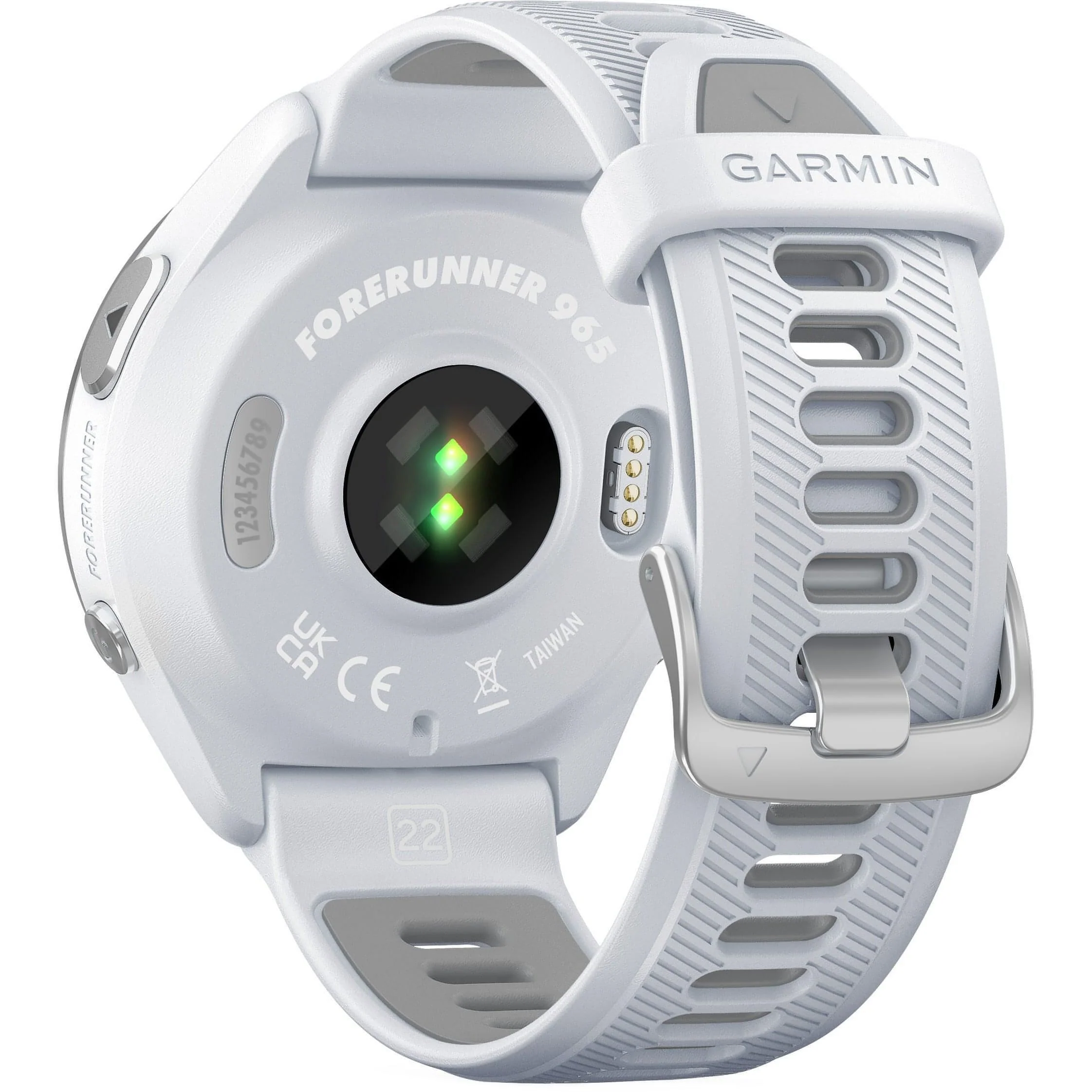 Garmin Forerunner 965 HRM With GPS Watch - White - Image 2