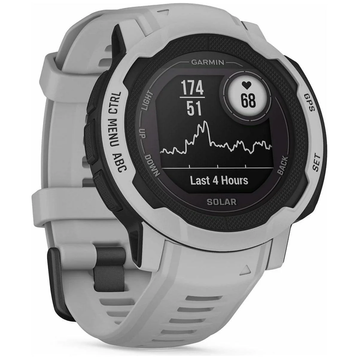 Garmin Instinct 2 Solar HRM With GPS Watch - Grey - Image 4