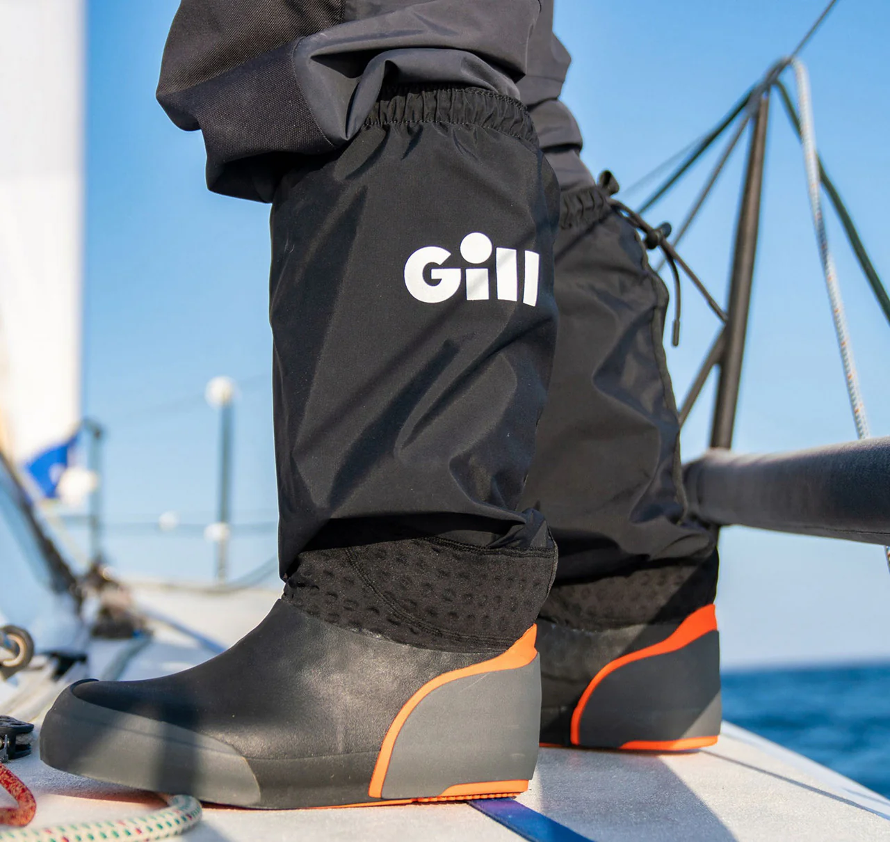Gill Offshore Mens Yachting Boots - Black - Image 3