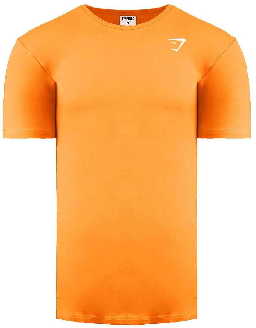 Gymshark Critical Slim Short Sleeve Mens Training Top - Orange - Image 2