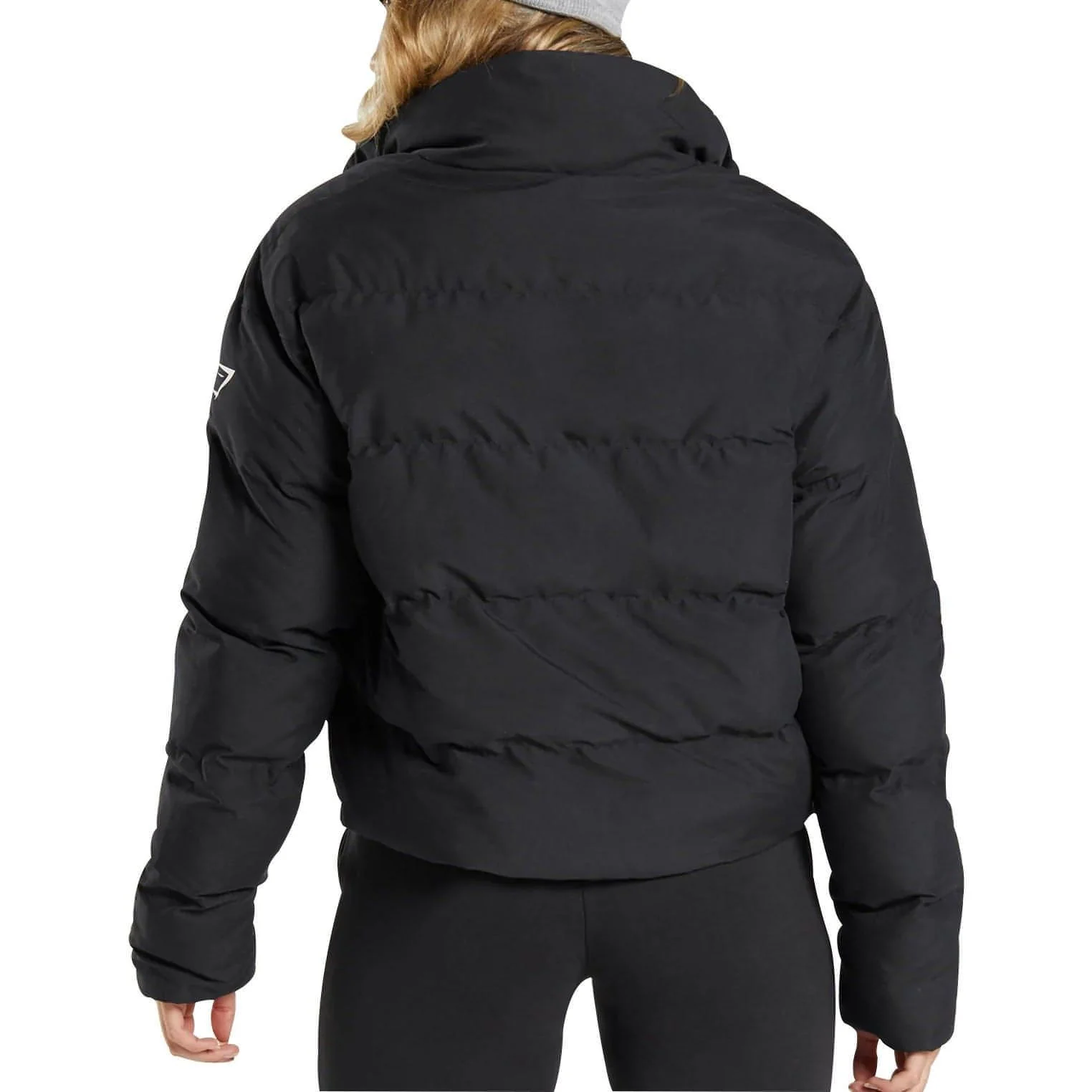 Gymshark Womens Puffer Jacket - Black - Image 2