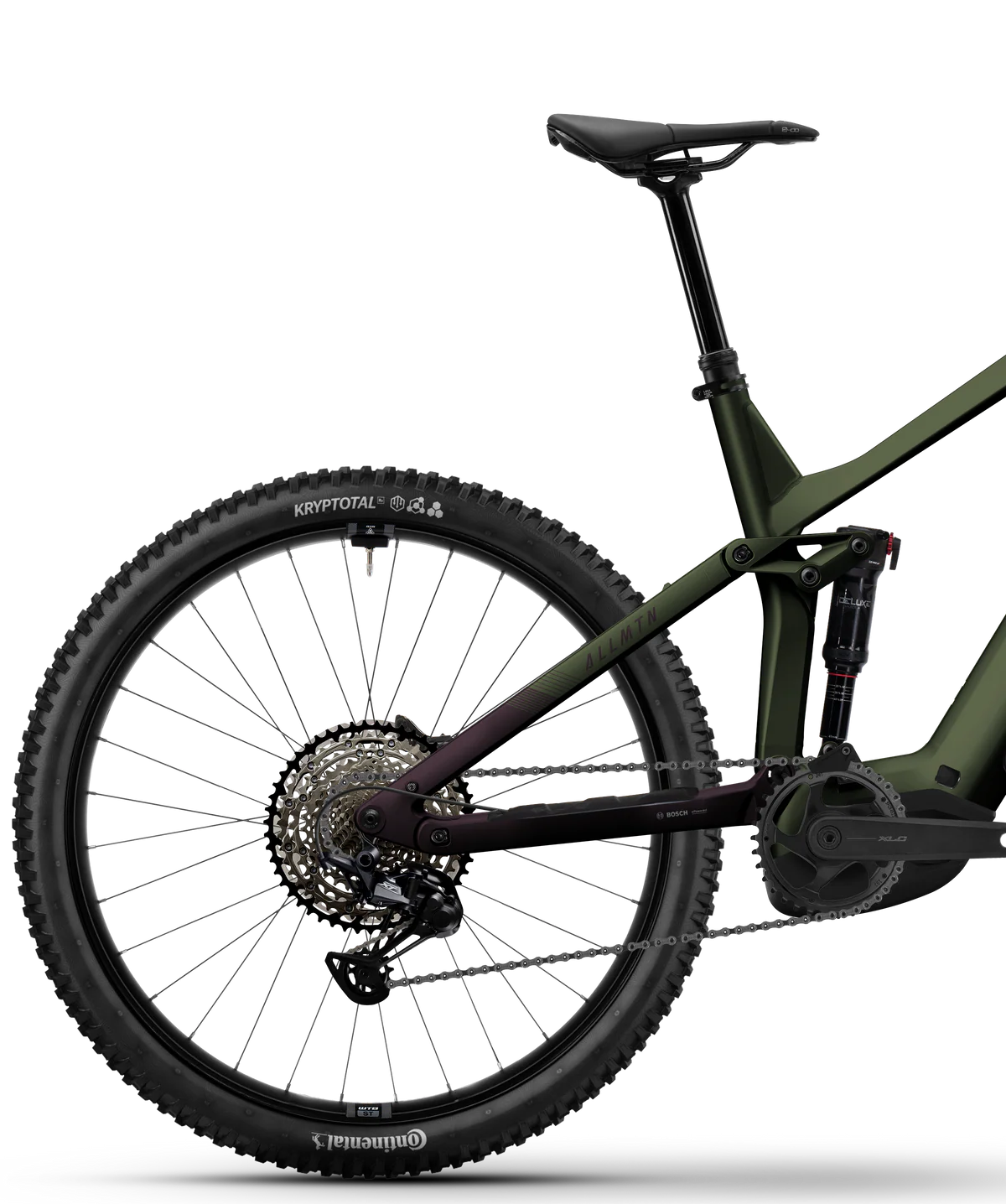 Haibike ALLMTN 6 Electric Full Suspension Mountain Bike 2026 - Swamp - Image 2