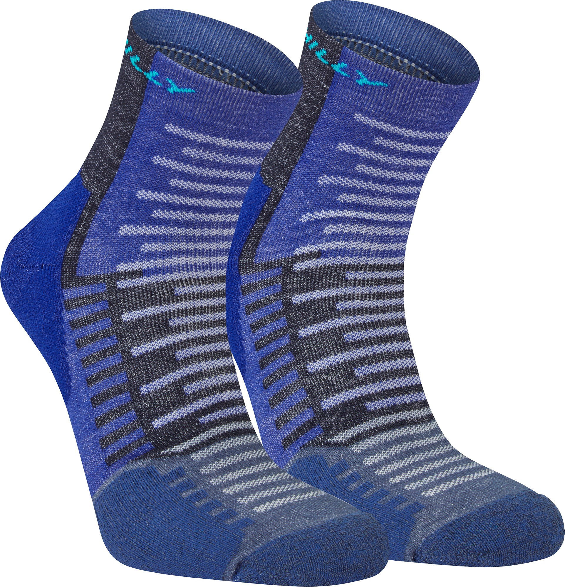 Hilly Active Anklet Running Socks - Blue - Image 4