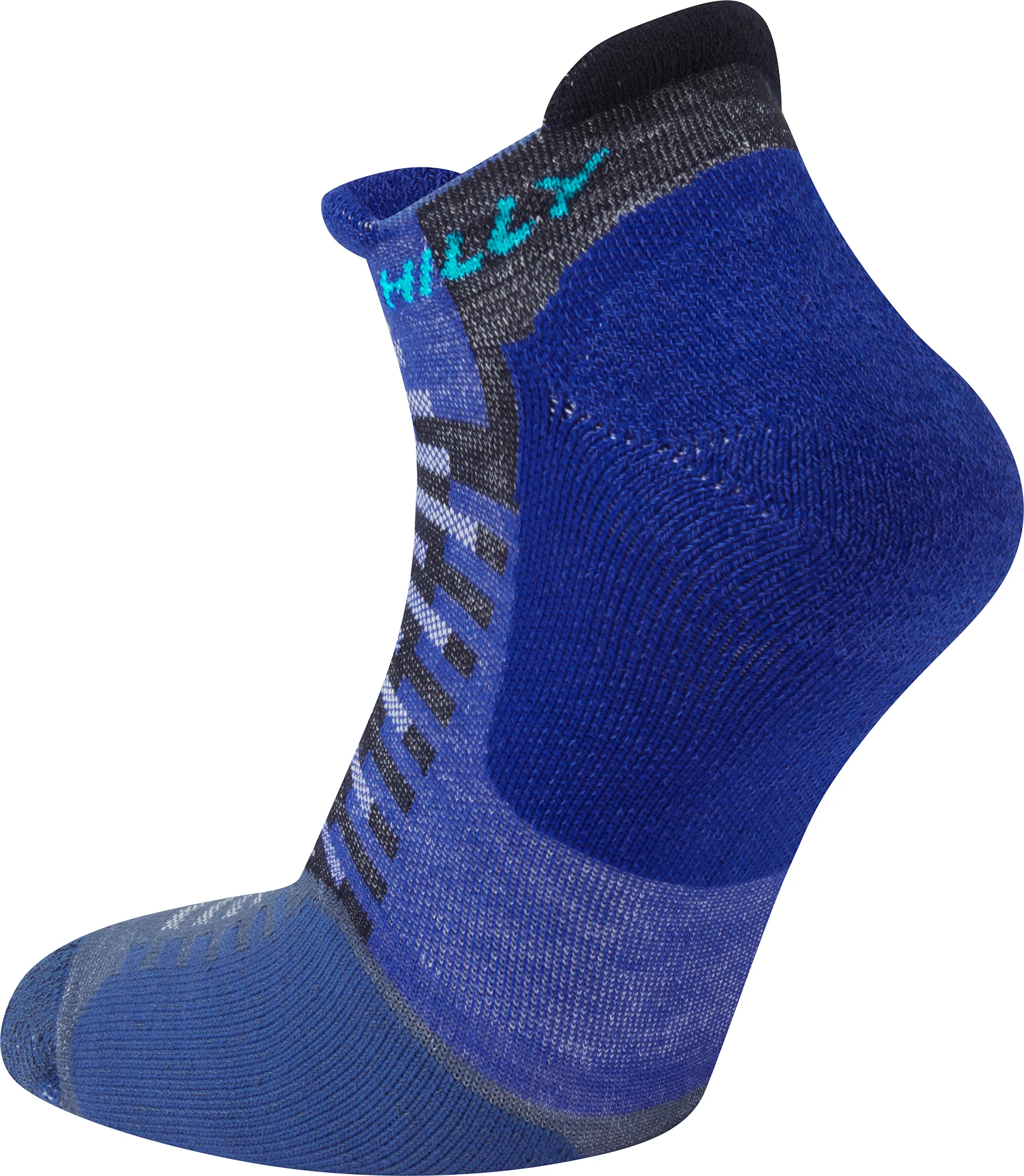 Hilly Active Socklet Running Socks - Blue - Image 2