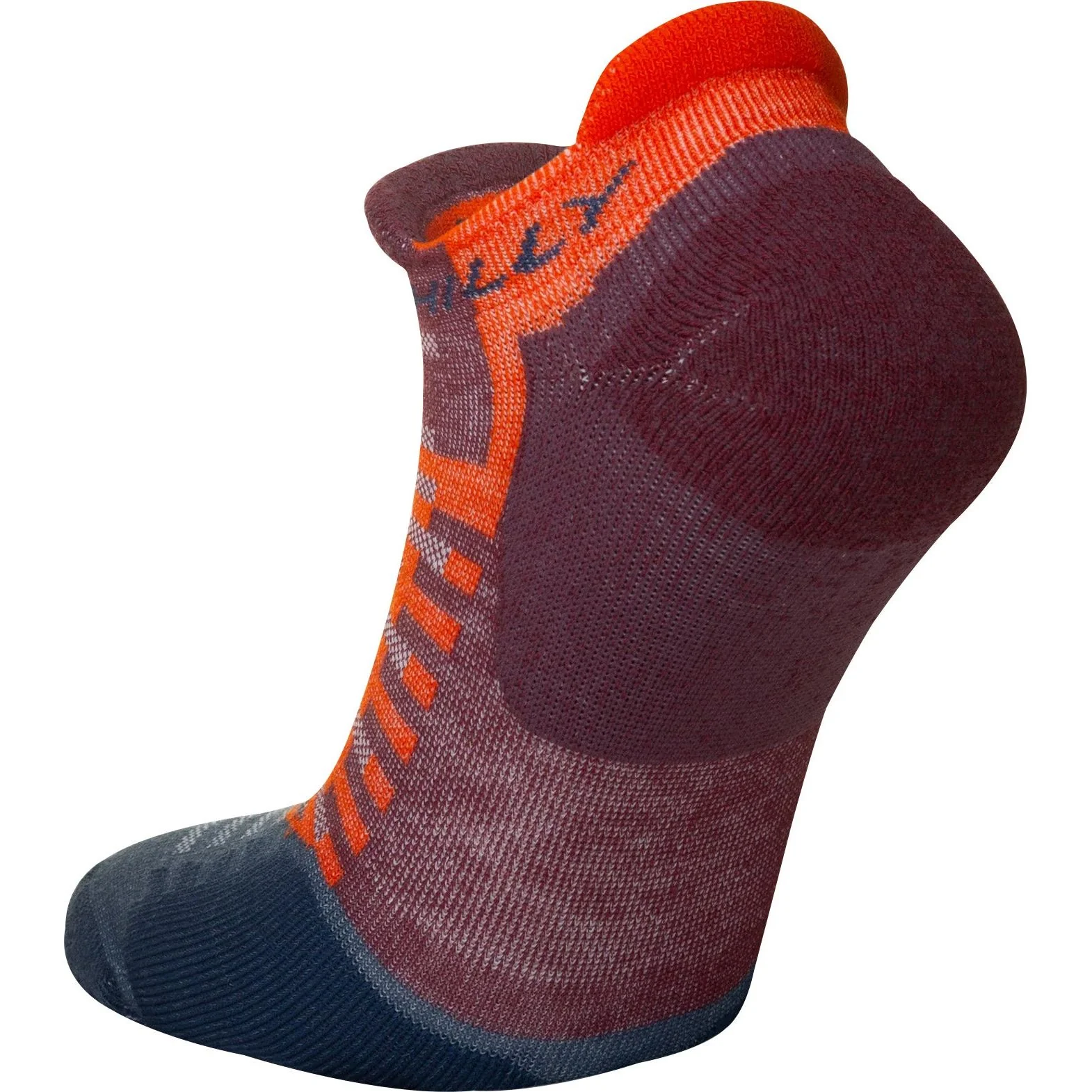 Hilly Active Socklet Running Socks - Orange - Image 2