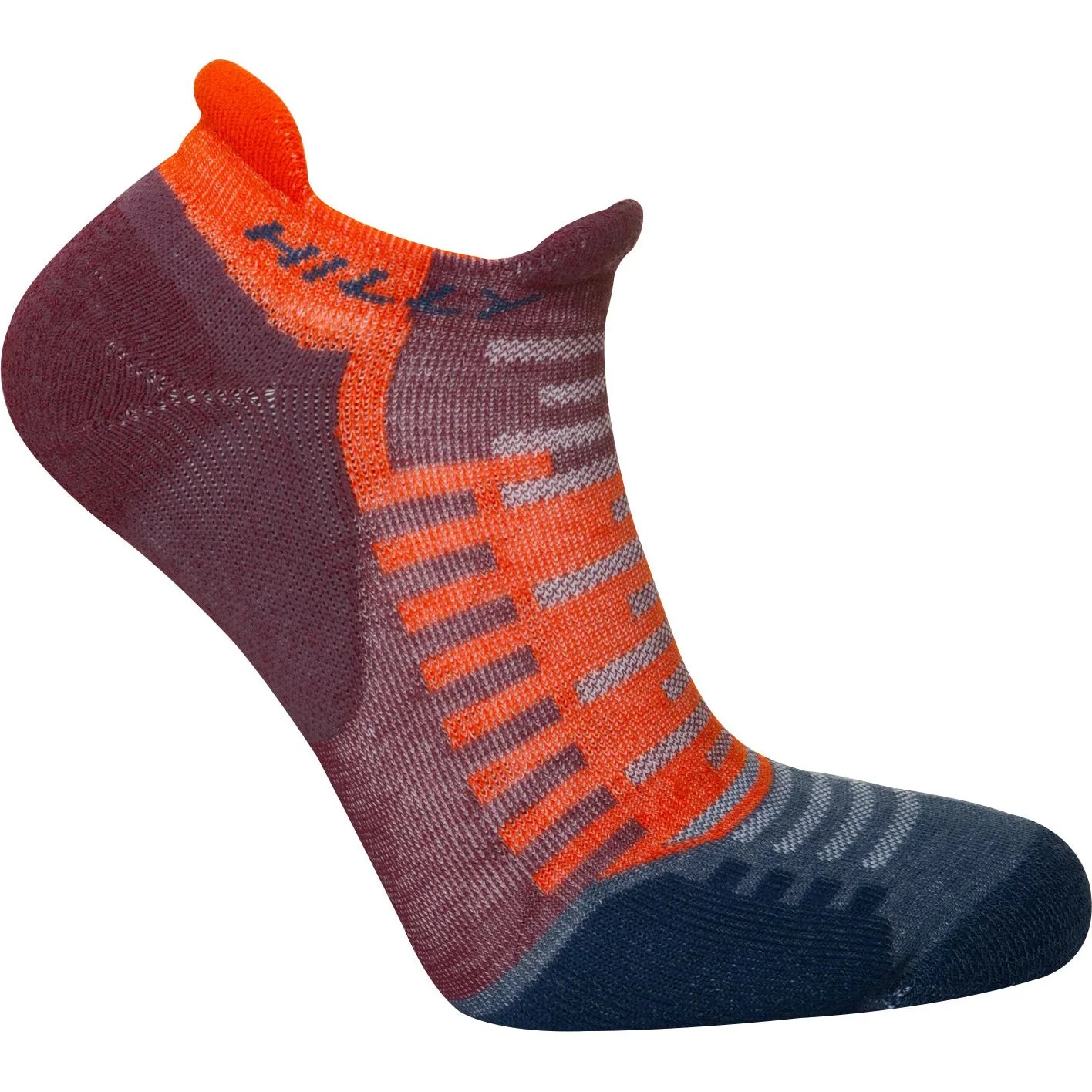 Hilly Active Socklet Running Socks - Orange - Image 3