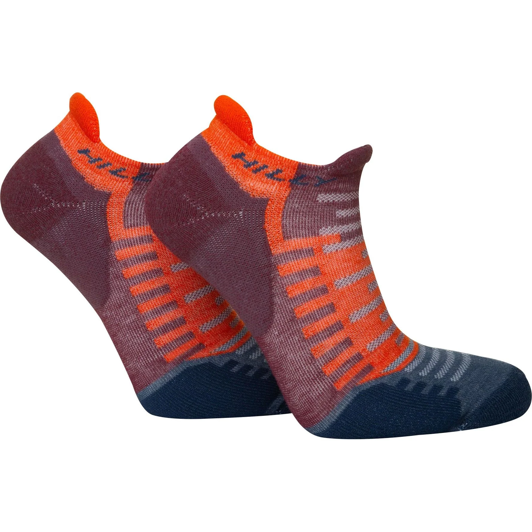 Hilly Active Socklet Running Socks - Orange - Image 4