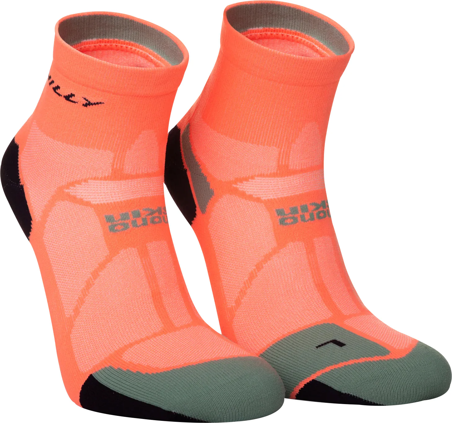 Hilly Marathon Fresh Anklet Running Socks - Orange - Image 4