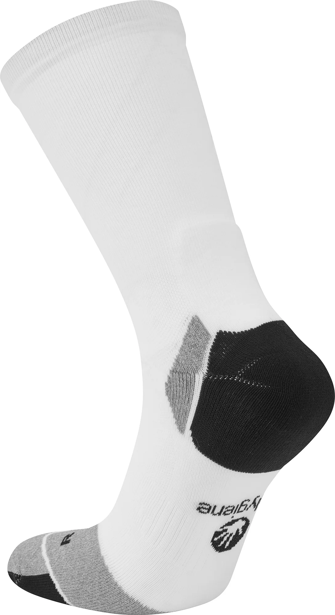 Hilly Marathon Fresh Crew Running Socks - White - Image 2