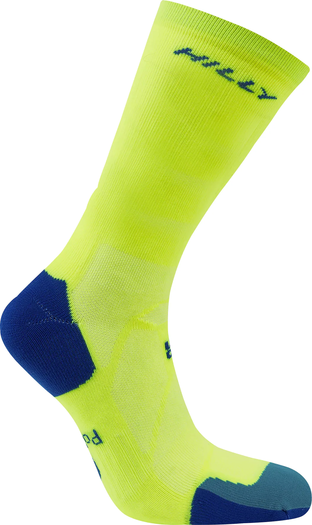 Hilly Marathon Fresh Crew Running Socks - Yellow - Image 3