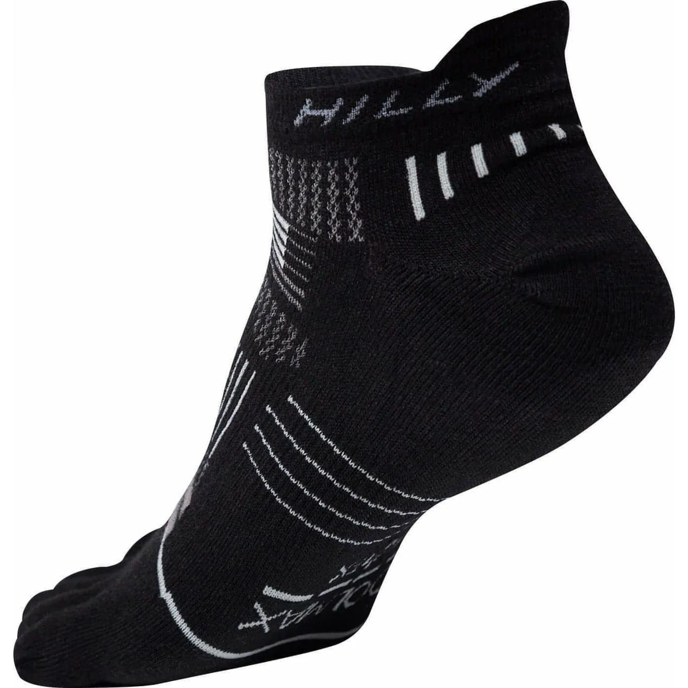Hilly Toe Running Socklet - Black - Image 2