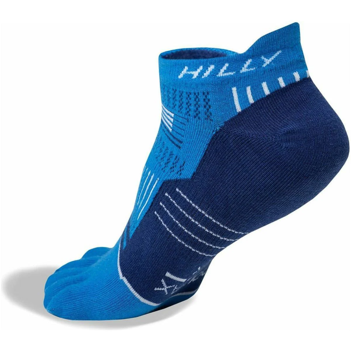 Hilly Toe Running Socklet - Blue - Image 4