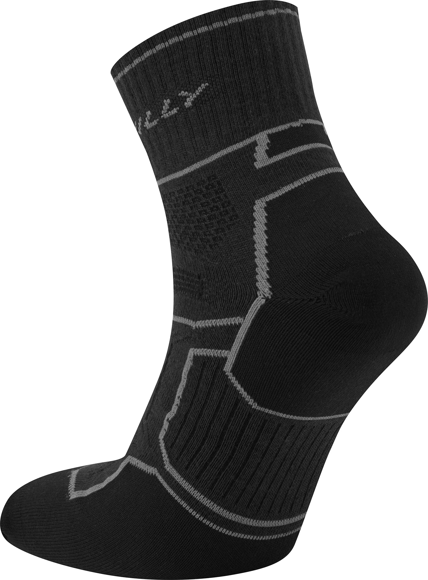 Hilly Twin Skin Anklet Running Socks - Black - Image 2