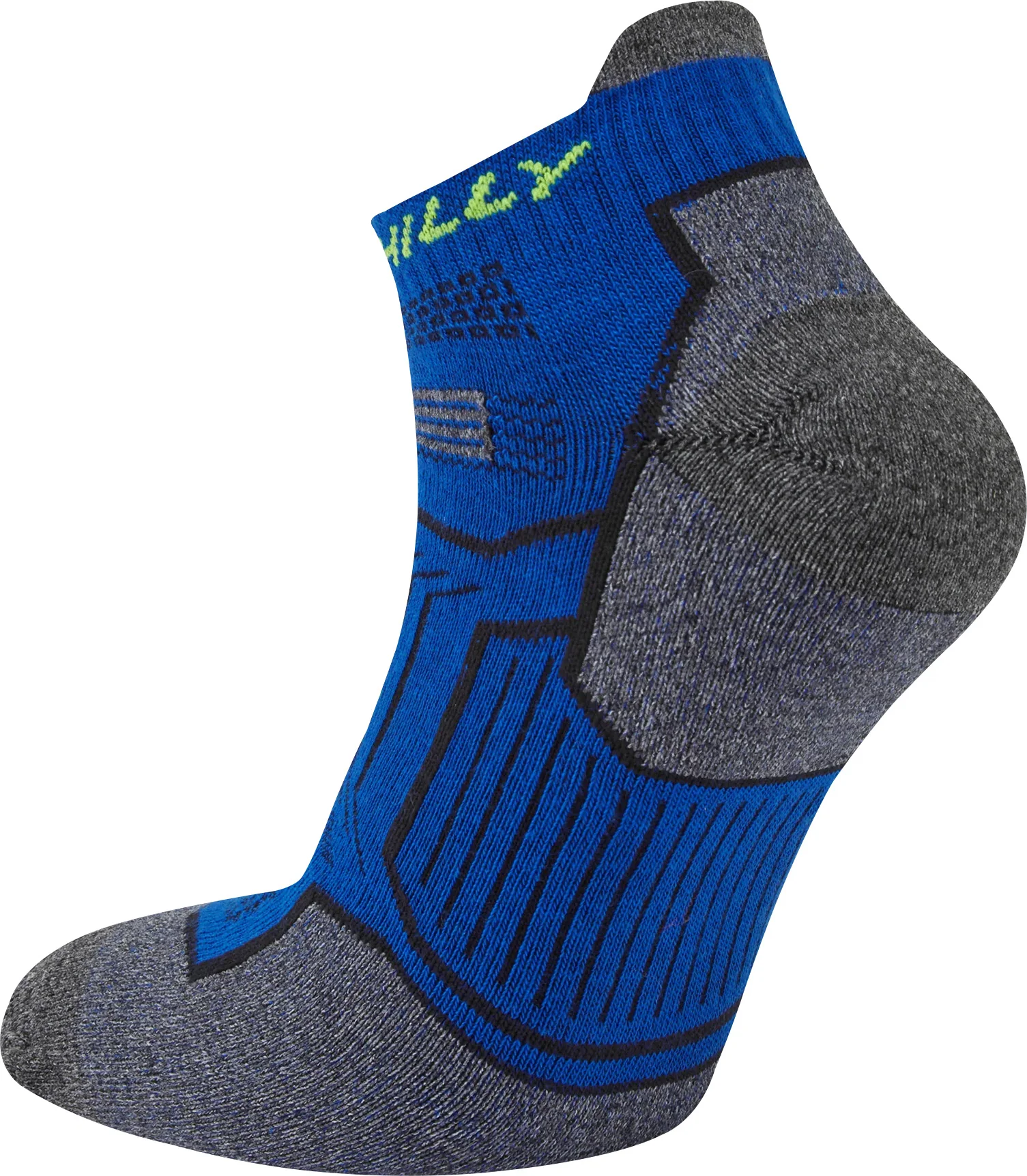 Hilly Twin Skin Socklet Running Socks - Blue - Image 2