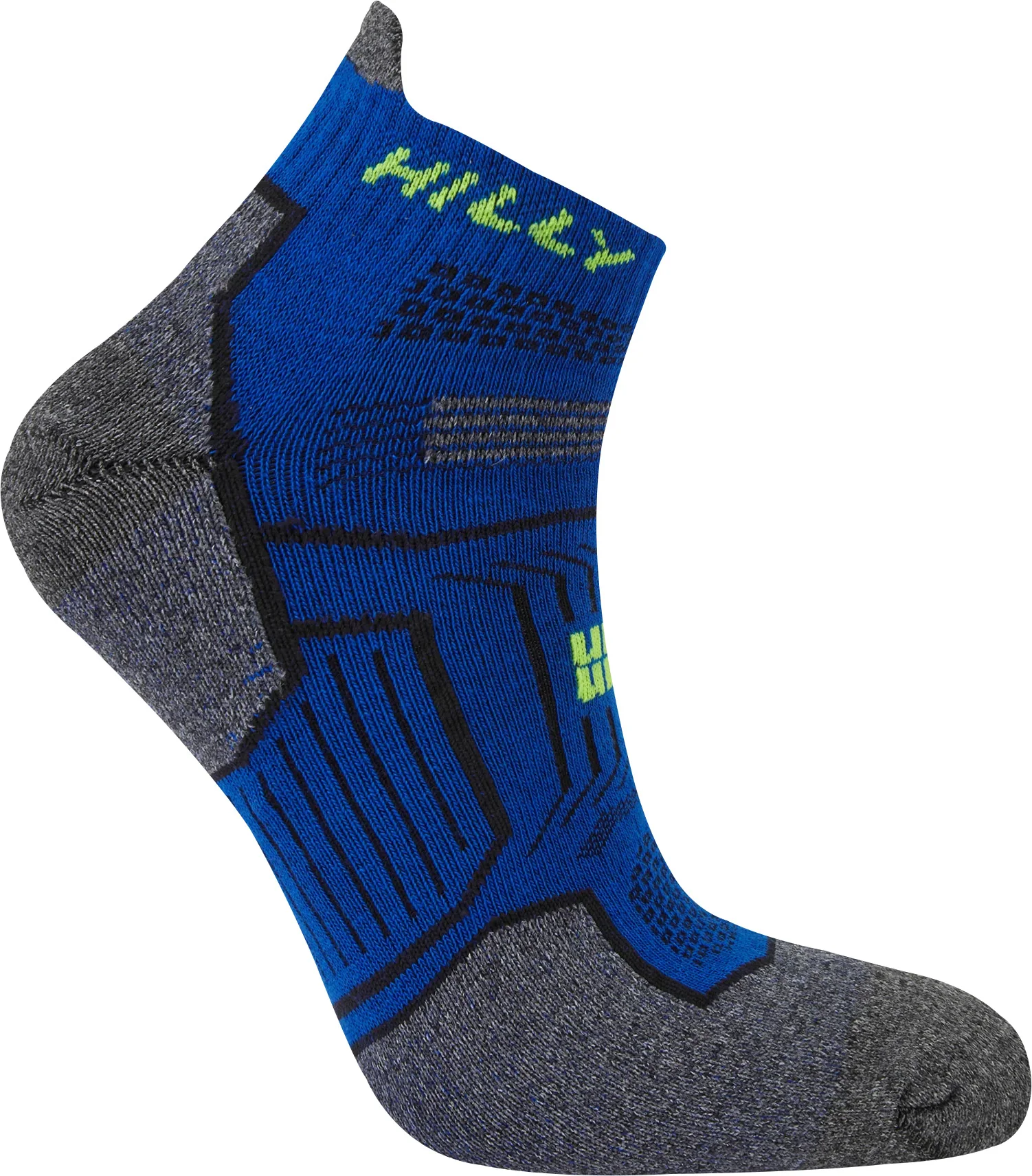 Hilly Twin Skin Socklet Running Socks - Blue - Image 3