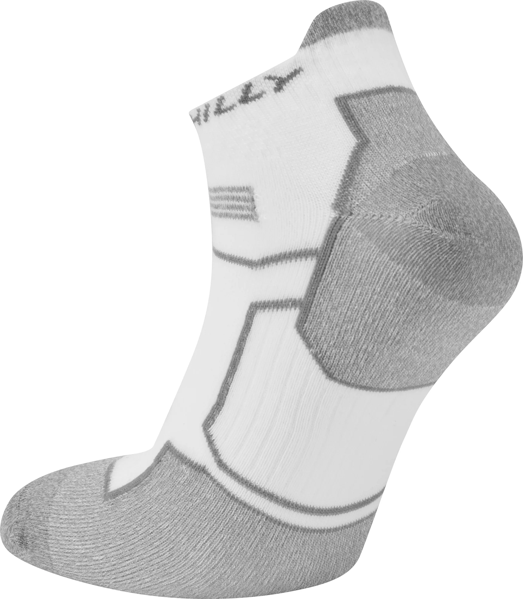 Hilly Twin Skin Socklet Running Socks - White - Image 2