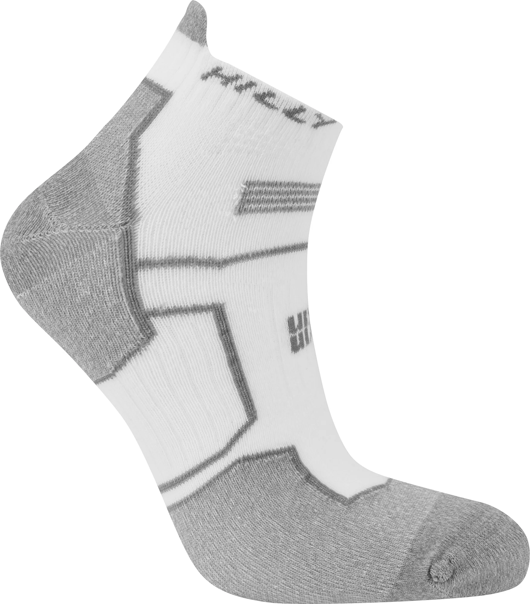 Hilly Twin Skin Socklet Running Socks - White - Image 3