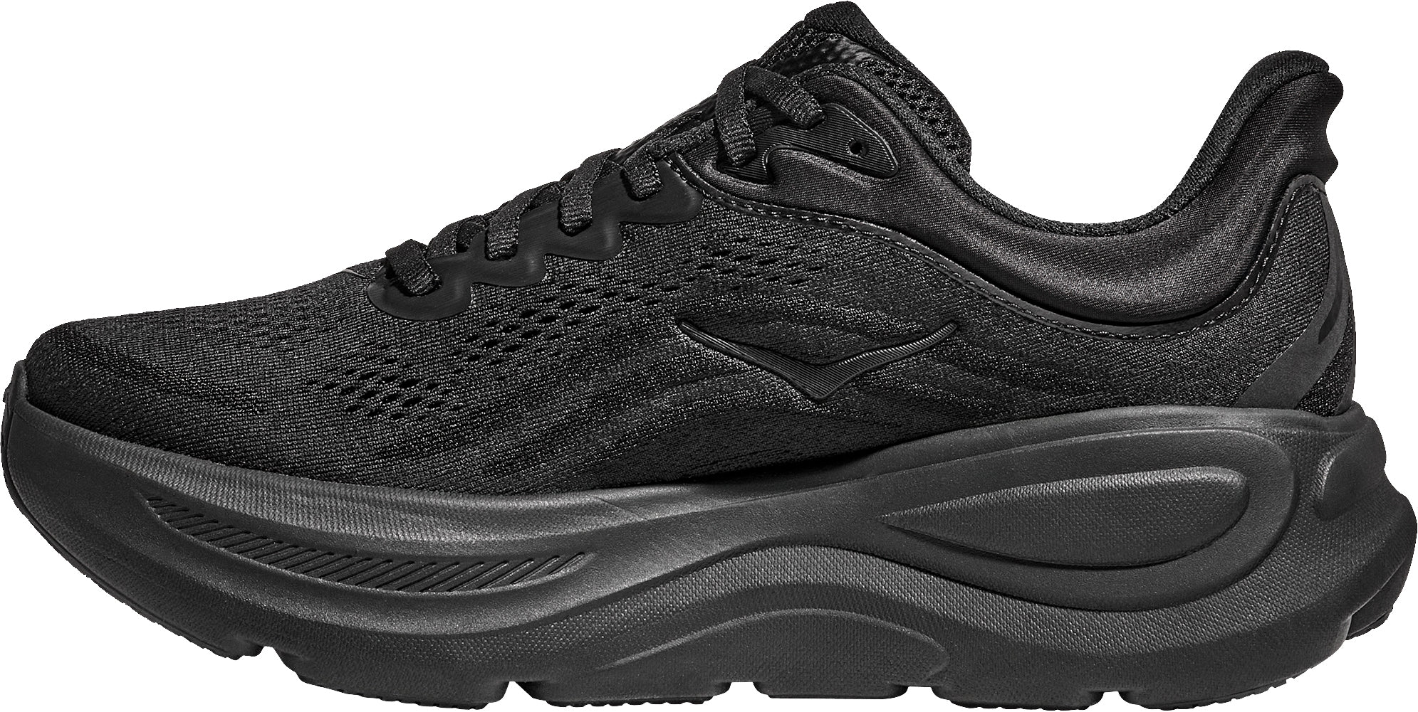 Hoka Bondi 9 Mens Running Shoes - Black - Image 3