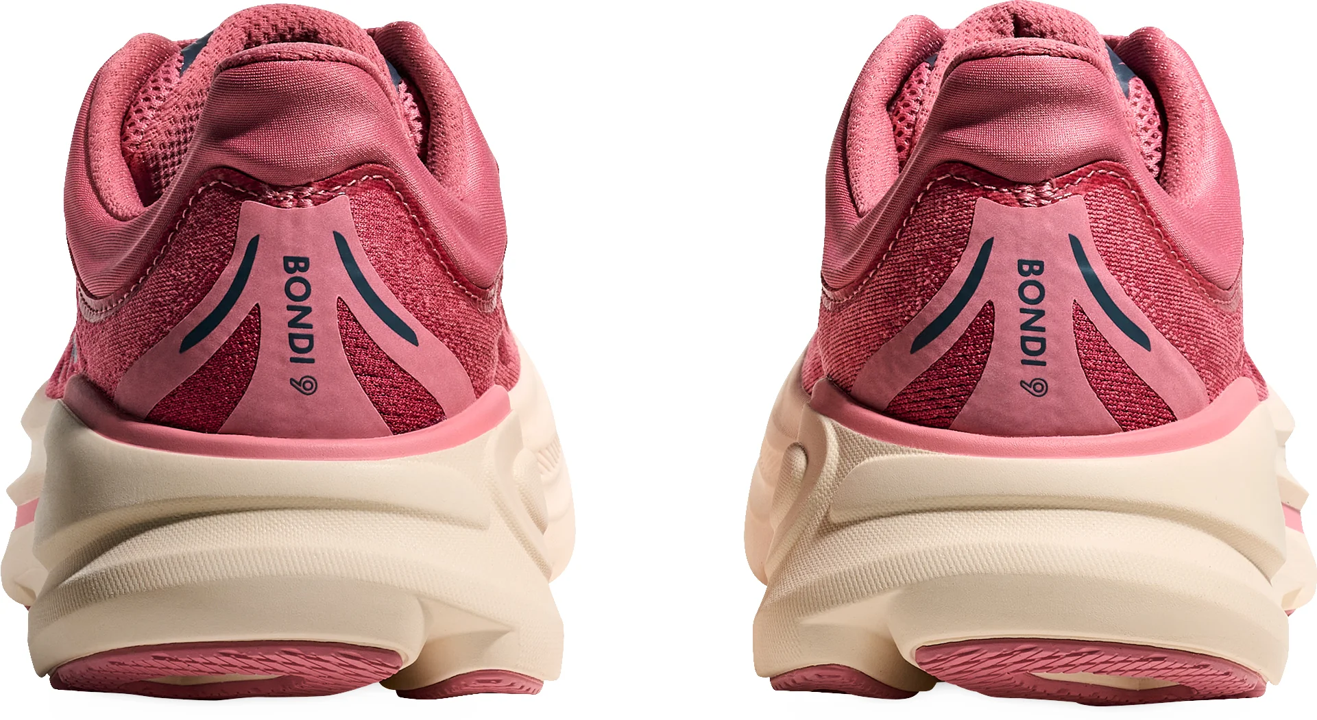Hoka Bondi 9 Womens Running Shoes - Pink - Image 5