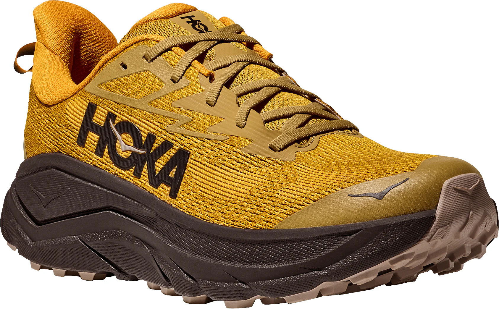 Hoka Challenger 8 Mens Trail Running Shoes - Yellow - Image 6