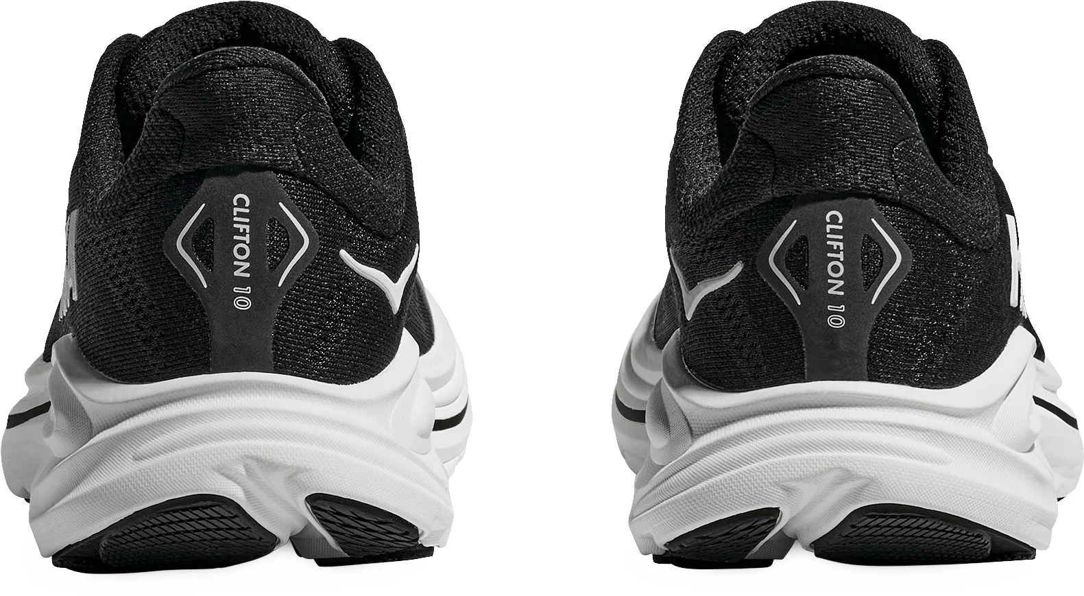 Hoka Clifton 10 Junior Running Shoes - Black - Image 5