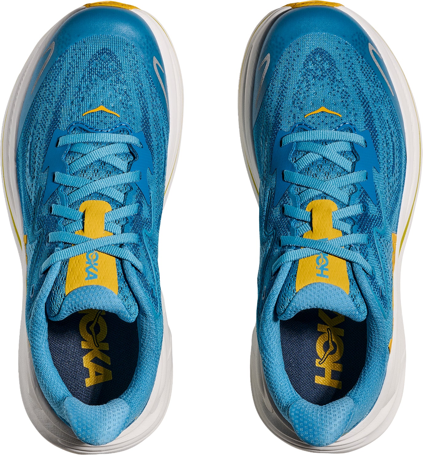 Hoka Clifton 10 Junior Running Shoes - Blue - Image 4