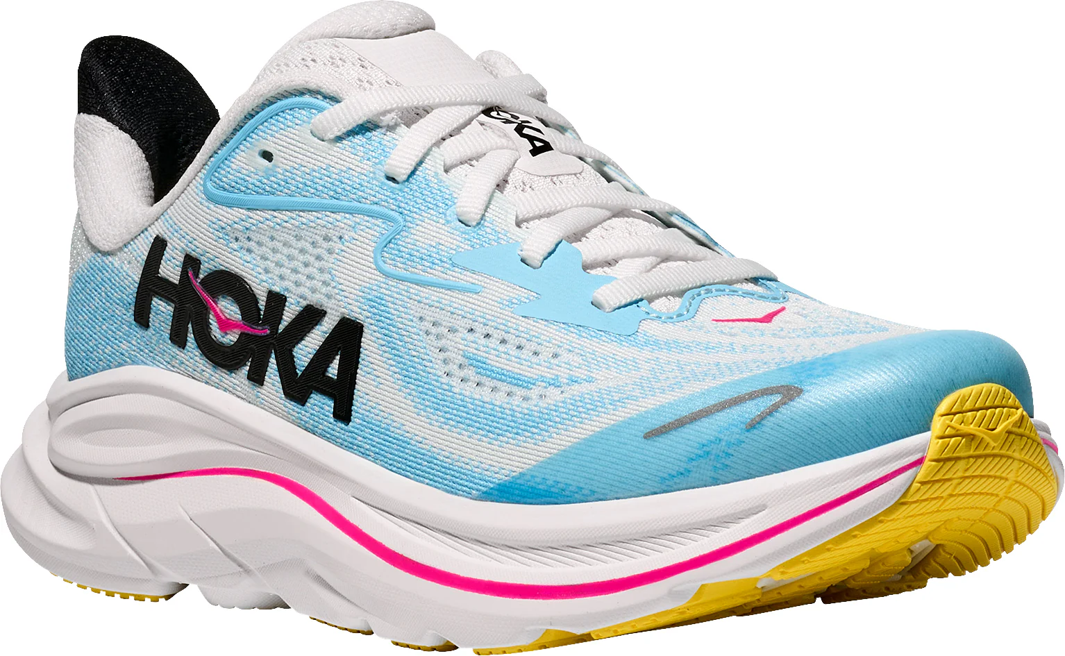 Hoka Clifton 10 Junior Running Shoes - Blue - Image 6