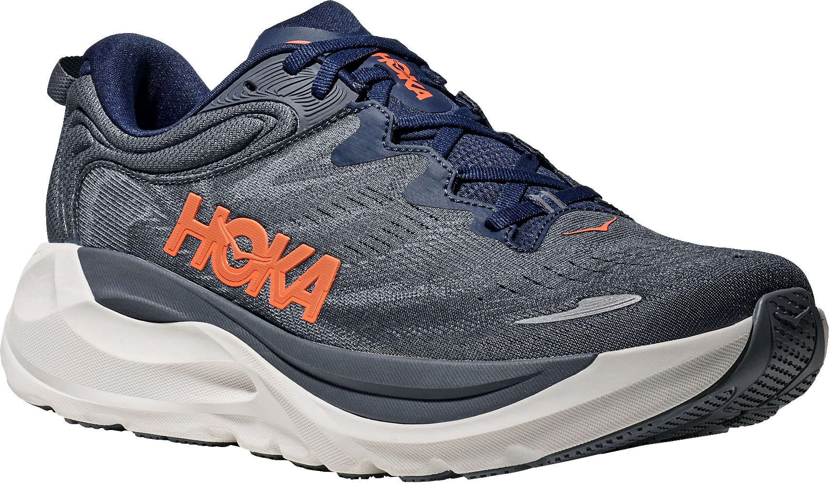 Hoka Gaviota 6 Mens Running Shoes - Blue - Image 6