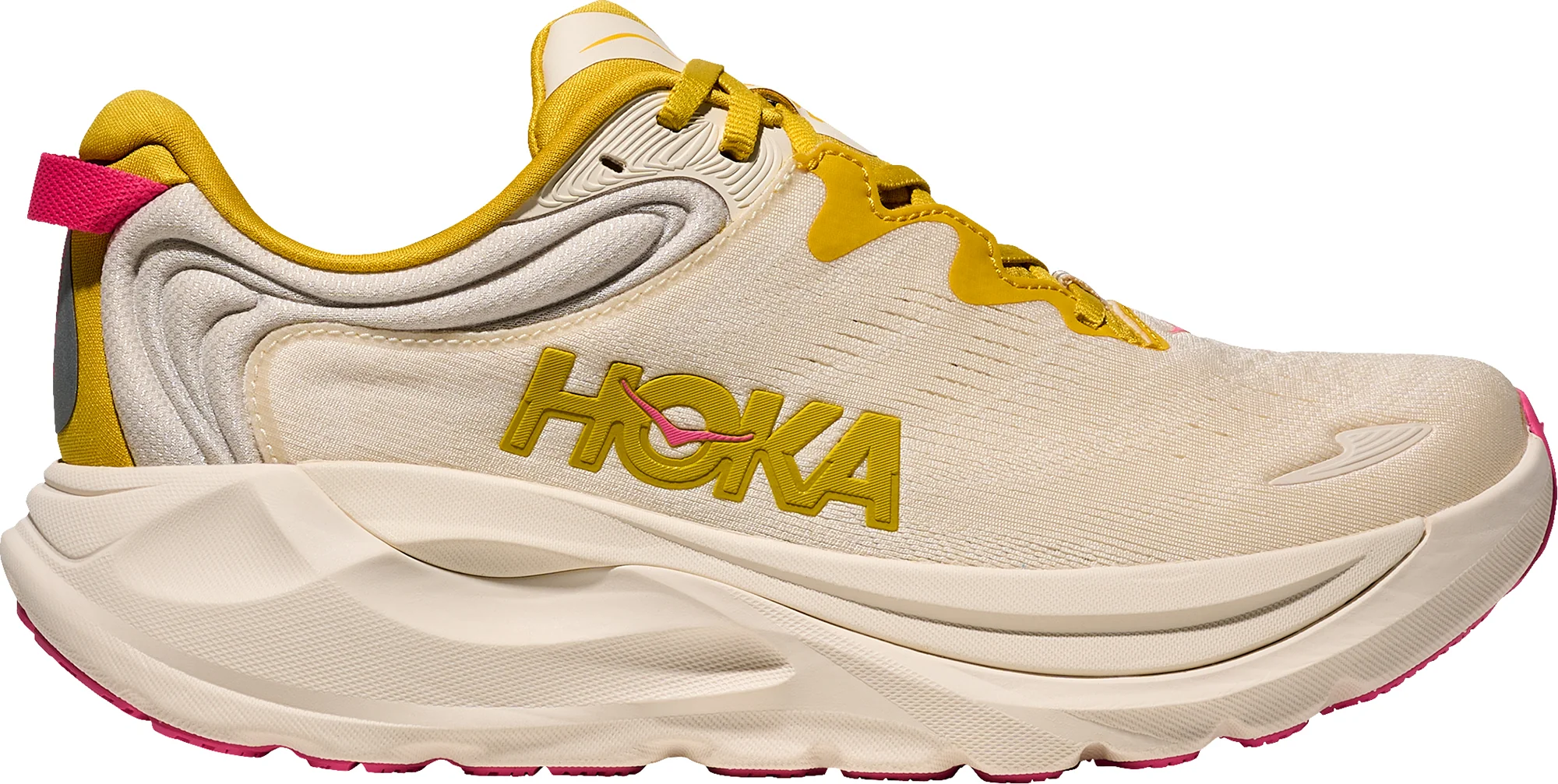 Hoka Gaviota 6 Womens Running Shoes - Cream