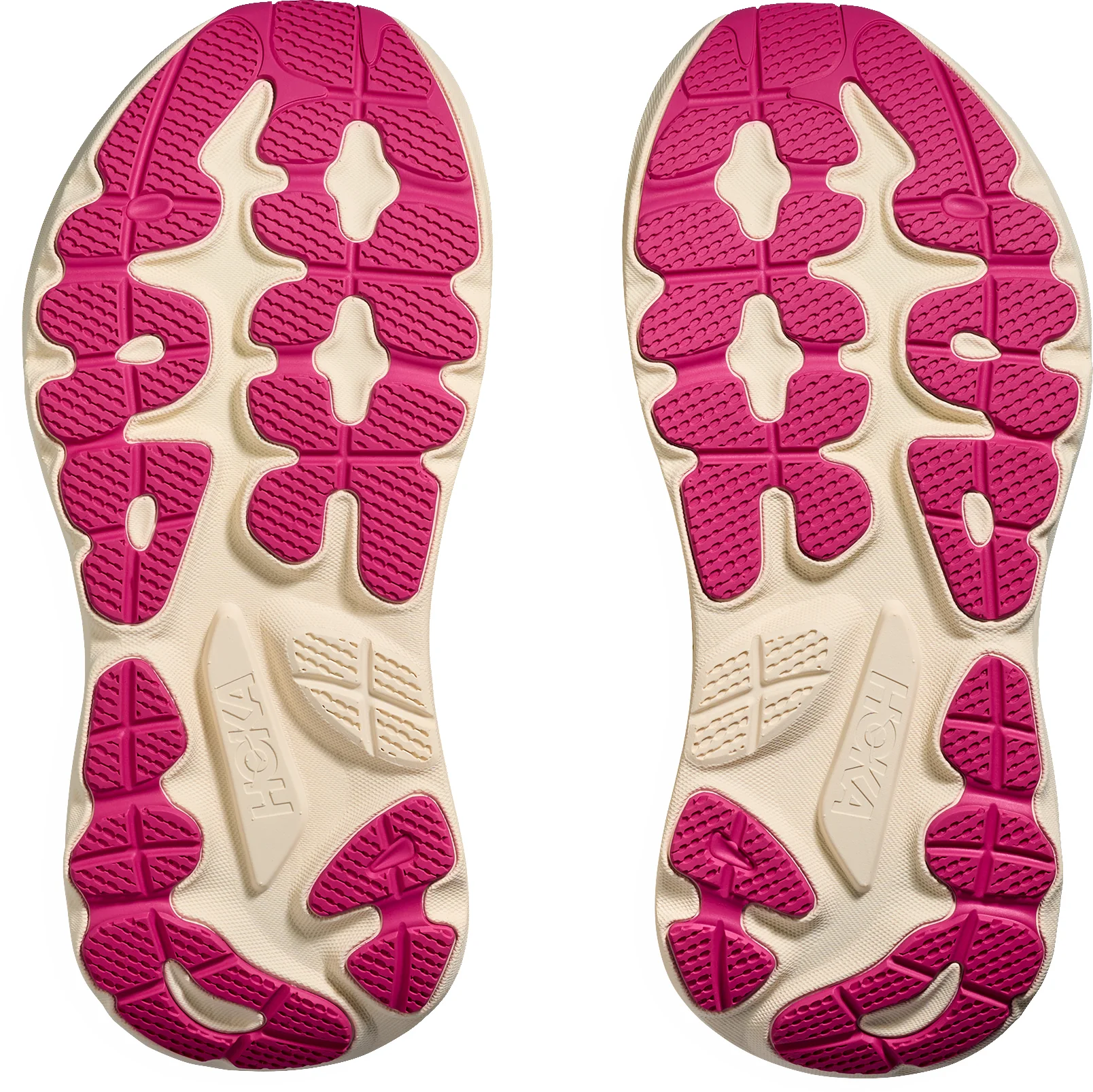 Hoka Gaviota 6 Womens Running Shoes - Cream - Image 2