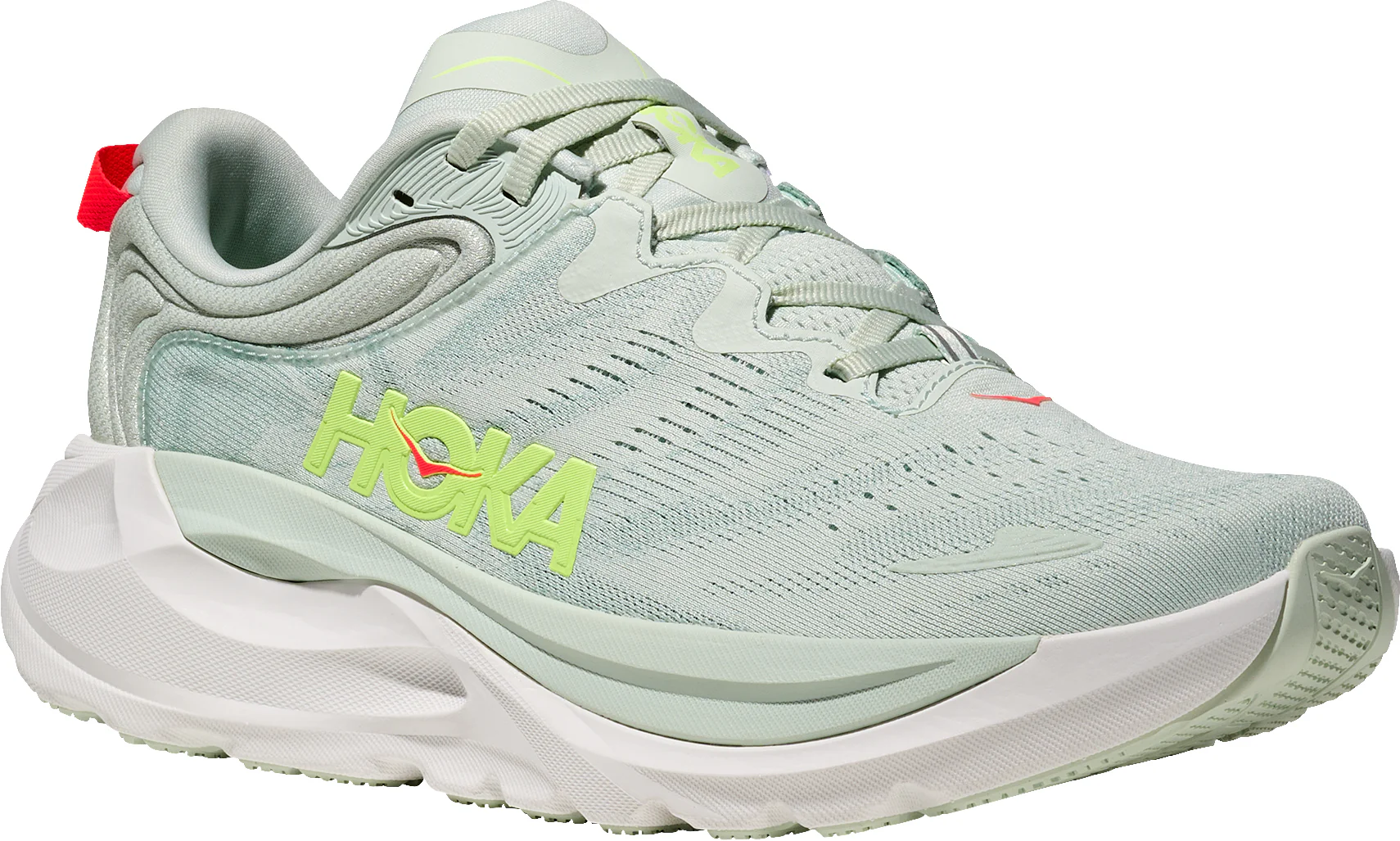 Hoka Gaviota 6 Womens Running Shoes - Green - Image 6